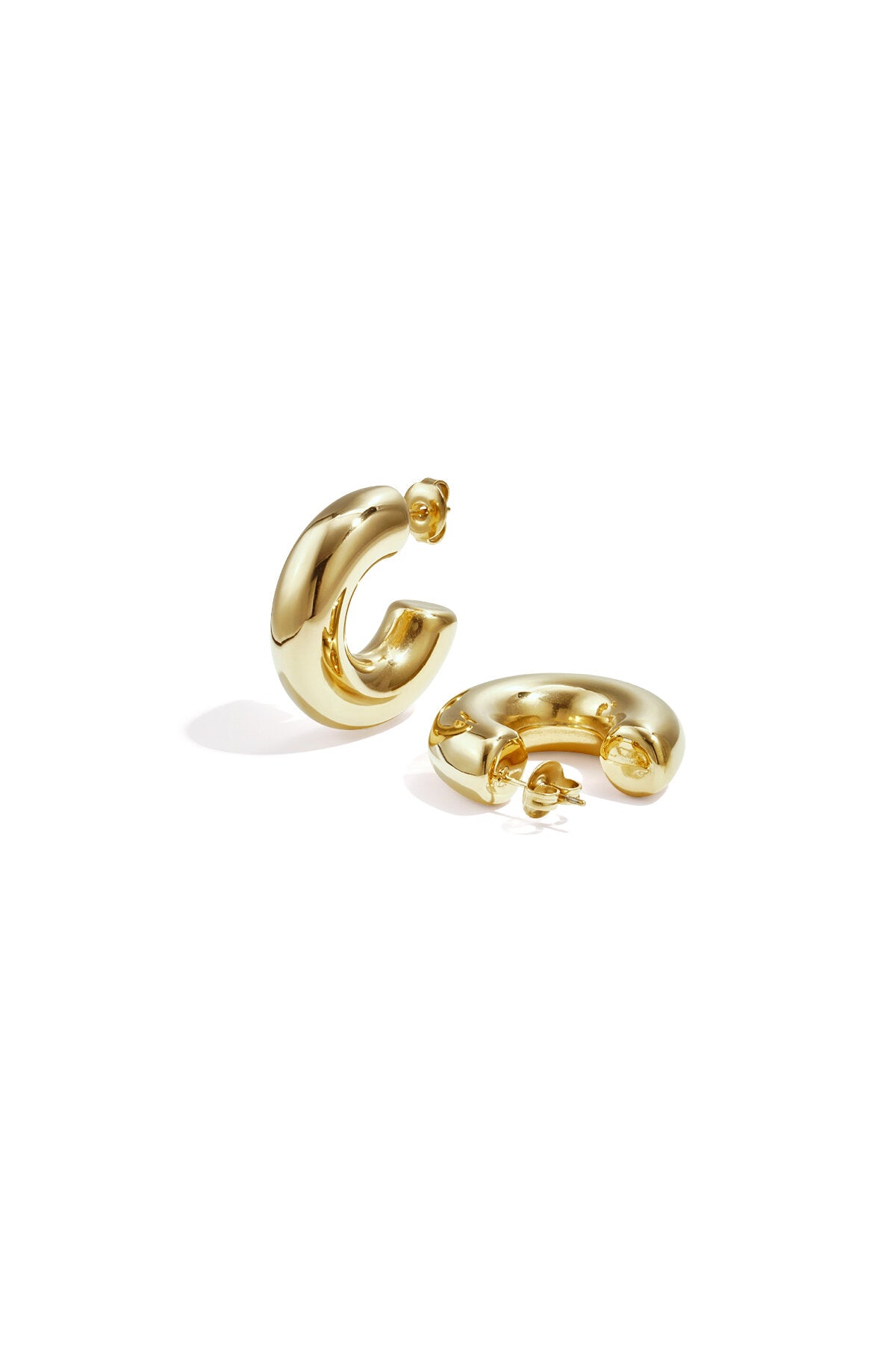 Stylish Stainless Steel Hoop Earrings - All Fit, Daily Wear