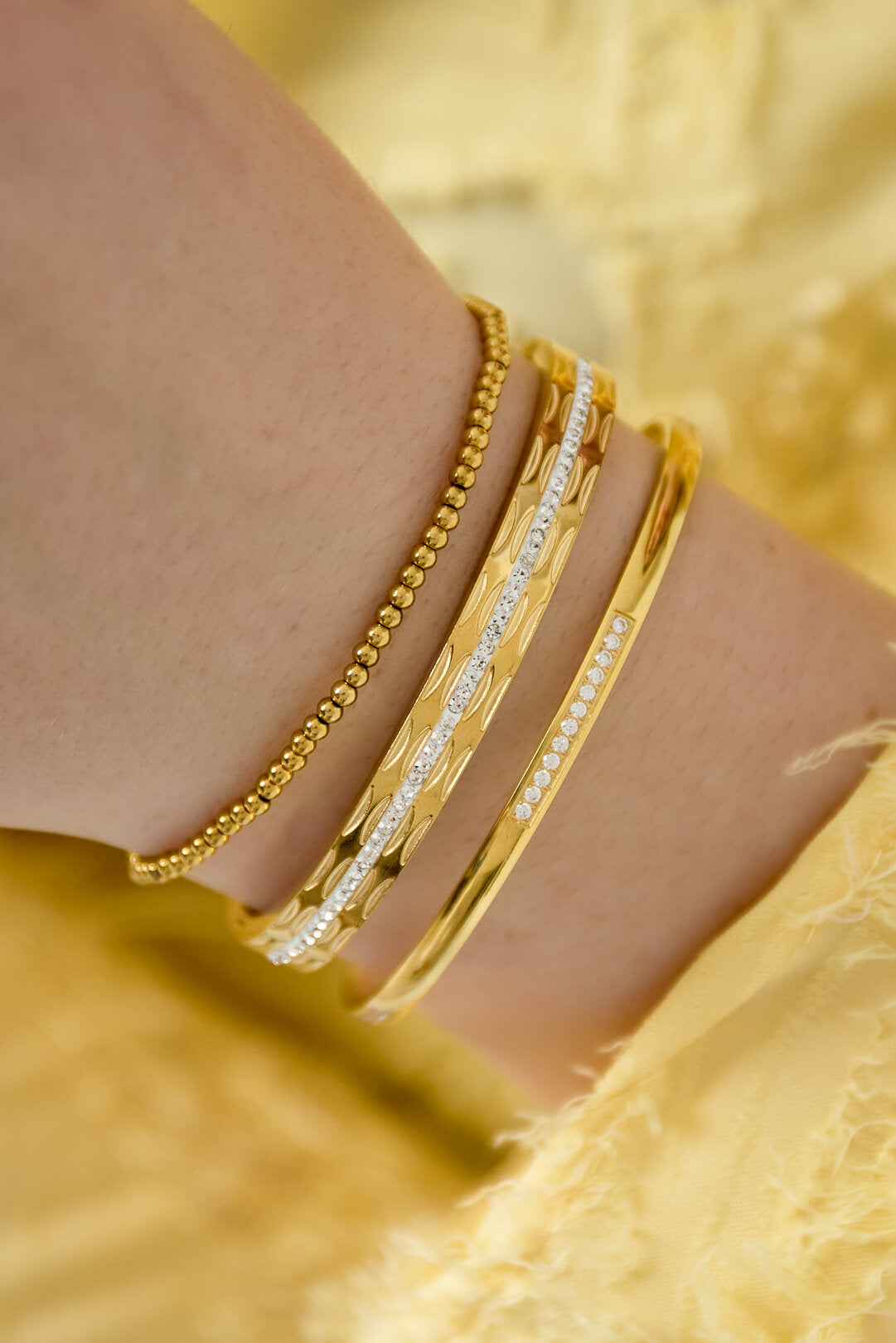Stylish Stainless Steel Irregular Bangle for Everyday Wear