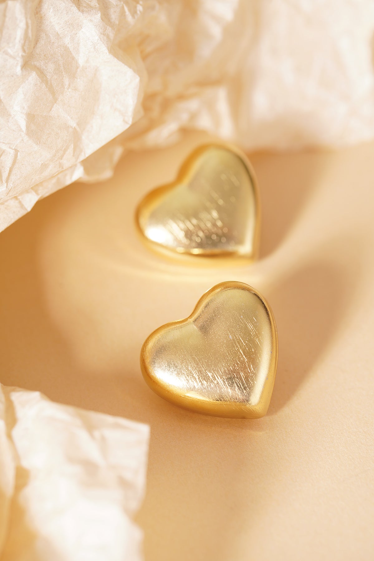 Elegant Heart-Shaped Stud Earrings for Everyday Wear