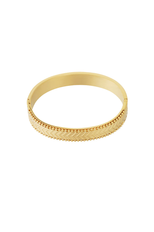 Elegant All-Fit 14K Gold Plated Bangle for Daily Wear