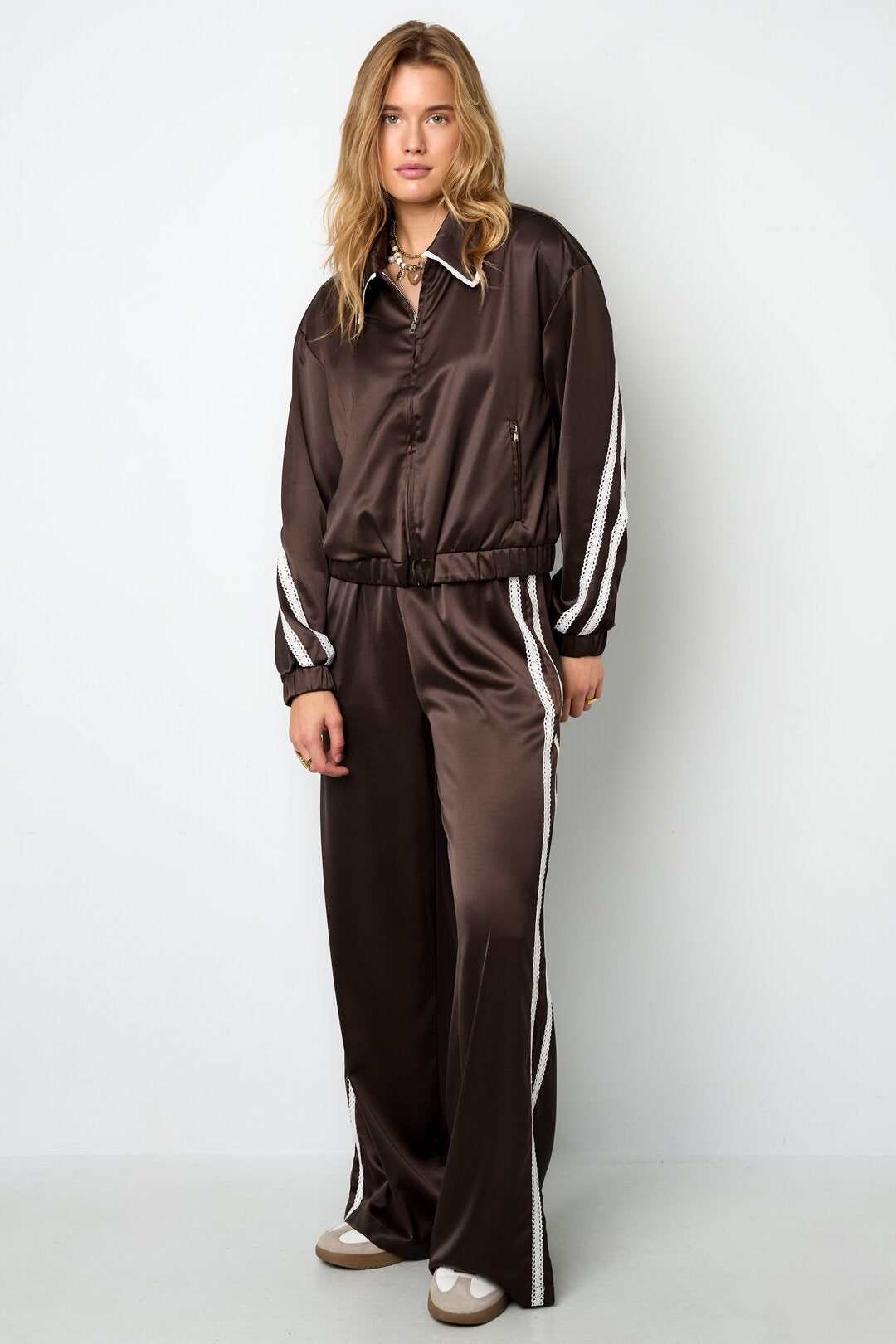 Gimme Sporty Color Clash Jacket & Coat Set for Fall/Winter