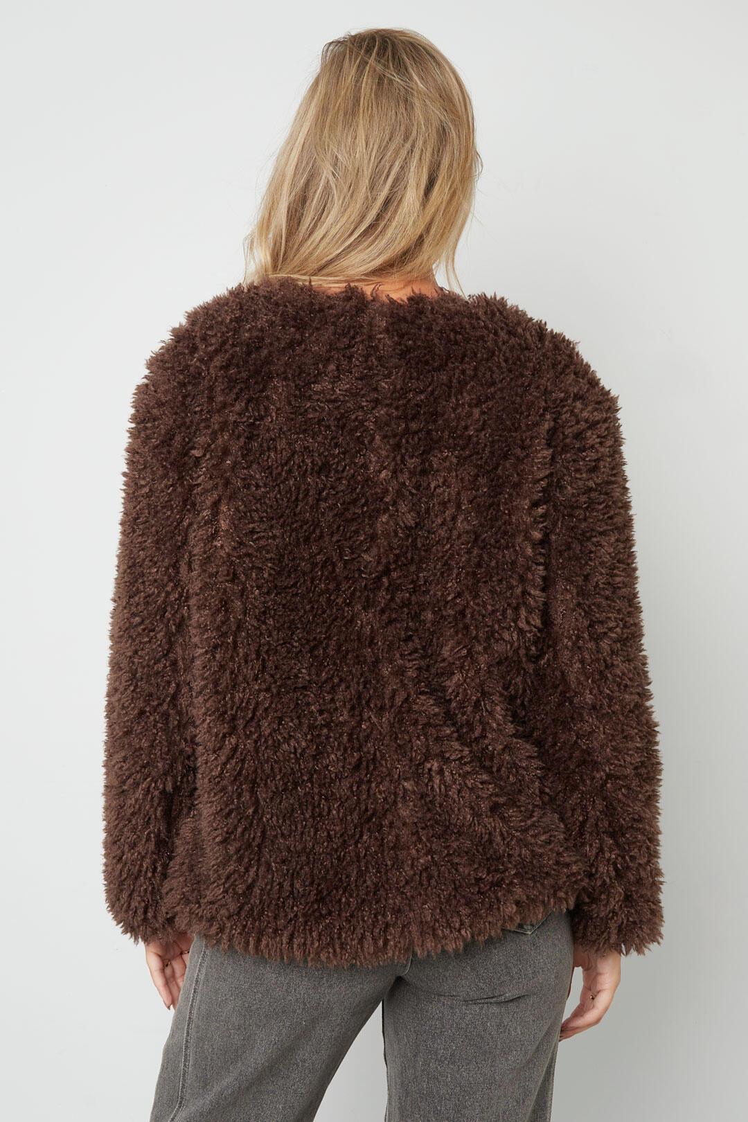 Elegant Woven Polyester Jacket for Fall/Winter