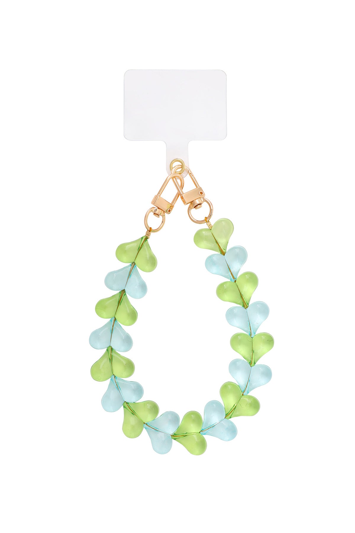 Vibrant Acrylic Heart Phone Chain for Everyday Style