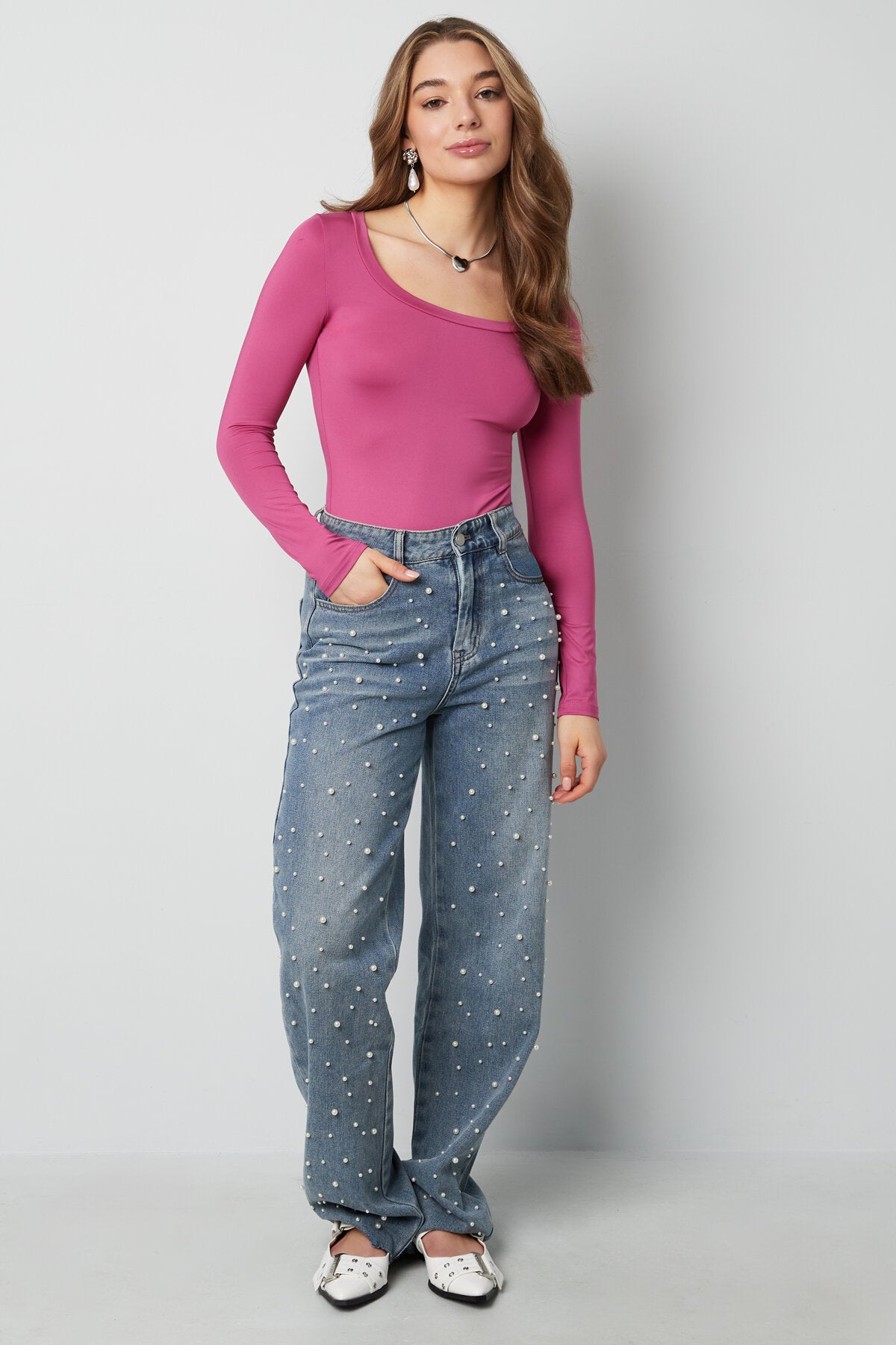 Stylish Polyester Denim Jumpsuit in Vibrant Colors