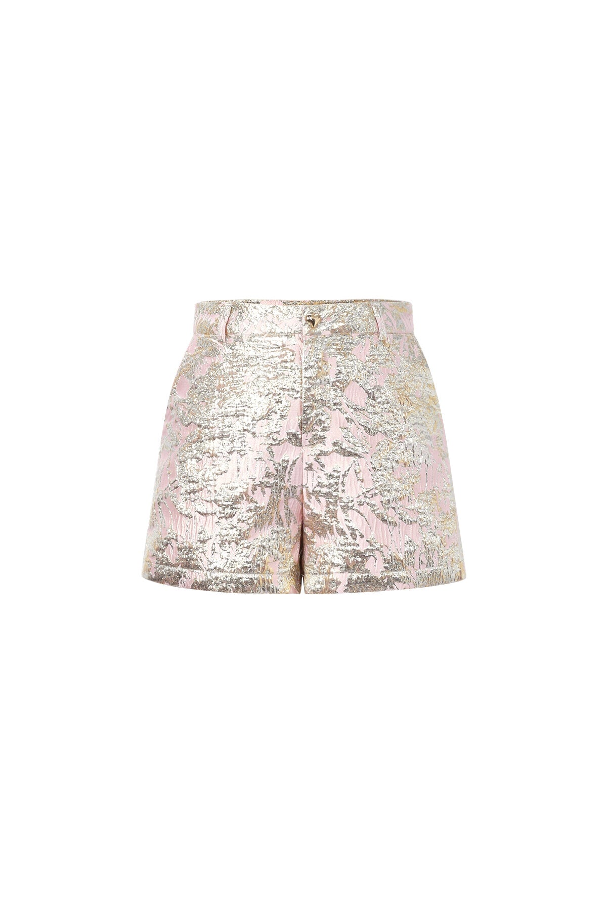 Elegant Floral Pink Shorts for Spring/Summer