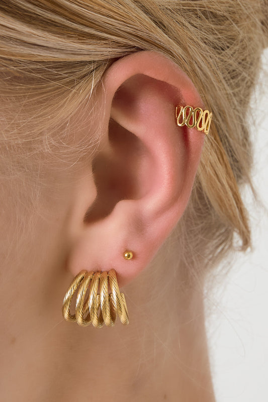 Elegant Irregular Shaped Ear Cuff - All Fit, Simple & Stylish