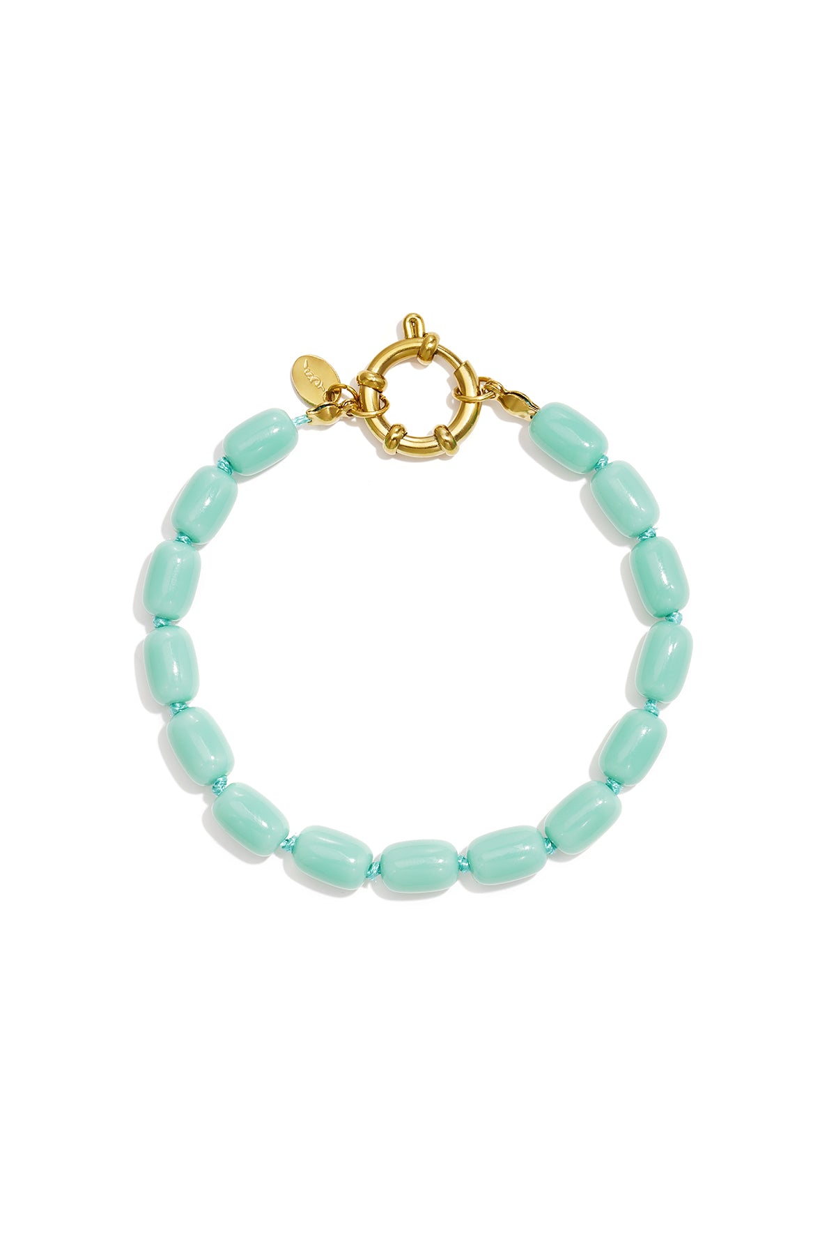 Roestvrijstalen kralenarmbanden in effen kleur, eenvoudige dagelijkse serie, damessieraden