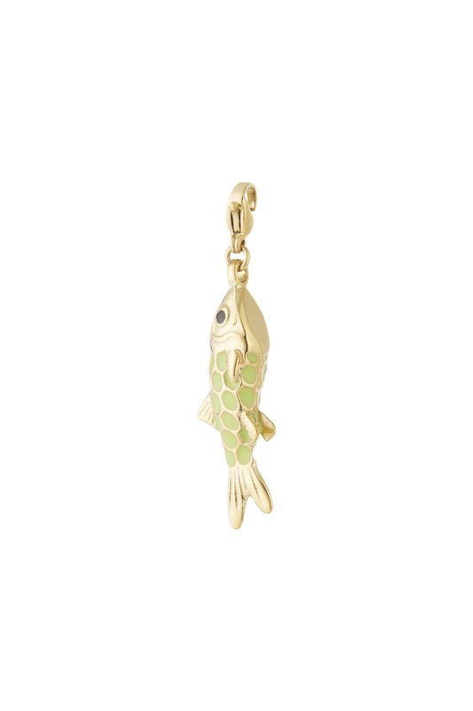 Charming Enamel Fish Pendant for Spring/Summer