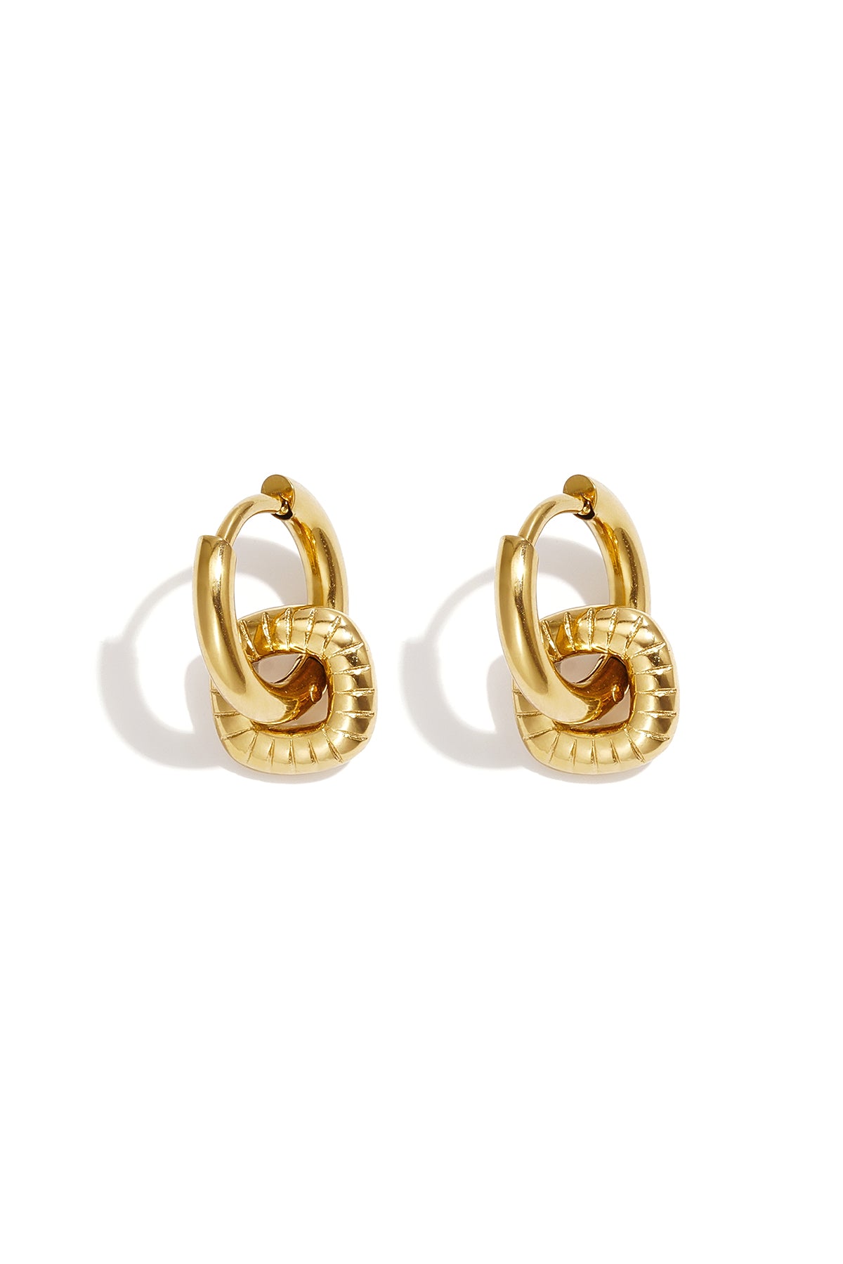 Stainless Steel Drop Earrings Geometric Shape Simple Daily Simple Series Women's Jewelry