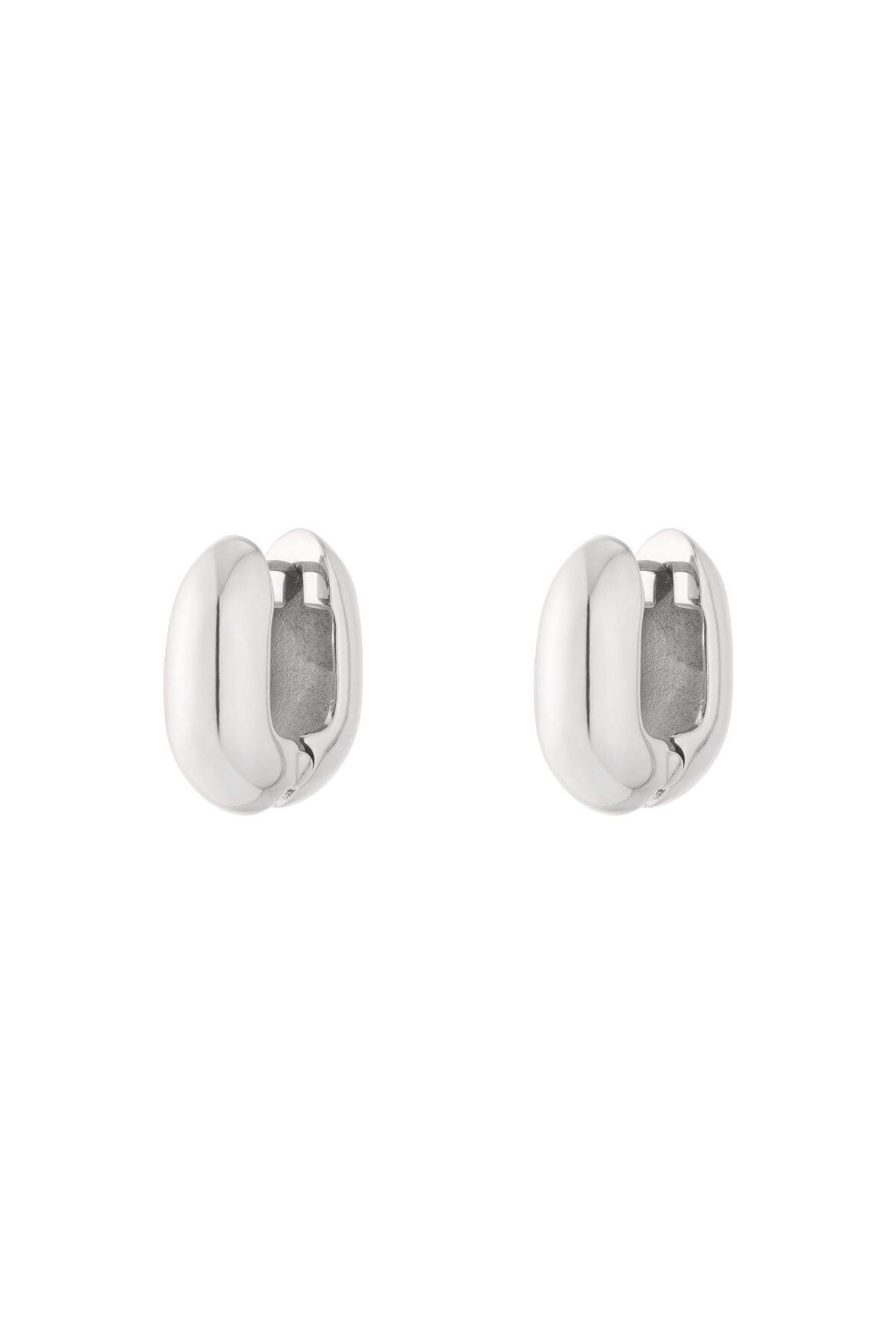 Elegant Stainless Steel Hoop Earrings for Women