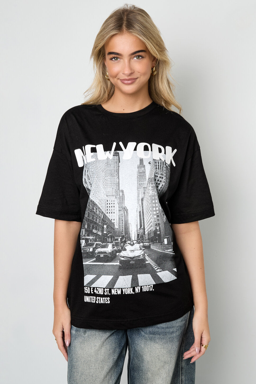 Gimme Casual Cotton Knit T-Shirt for Women