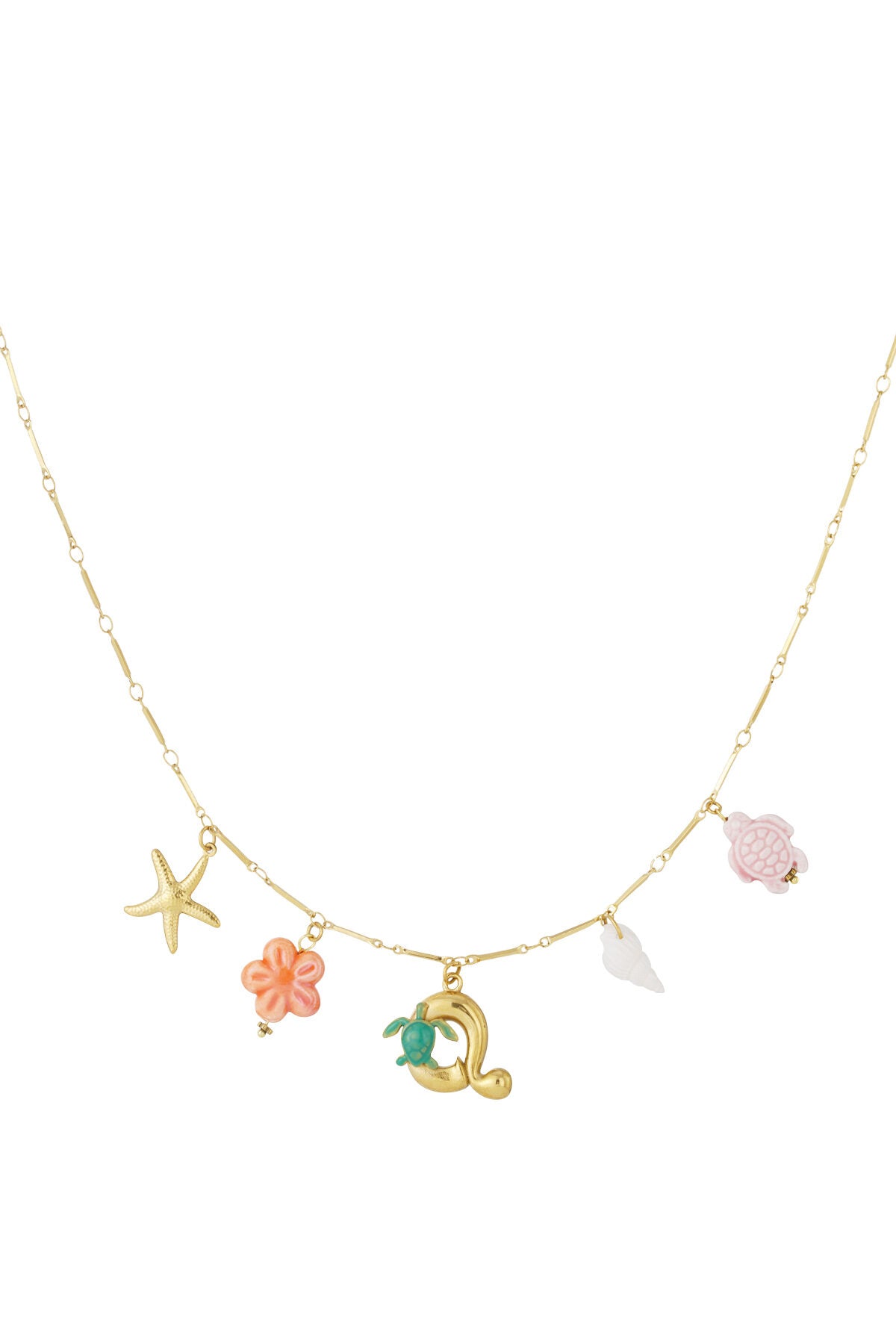 Elegant Letter Pendant Necklace for Spring/Summer