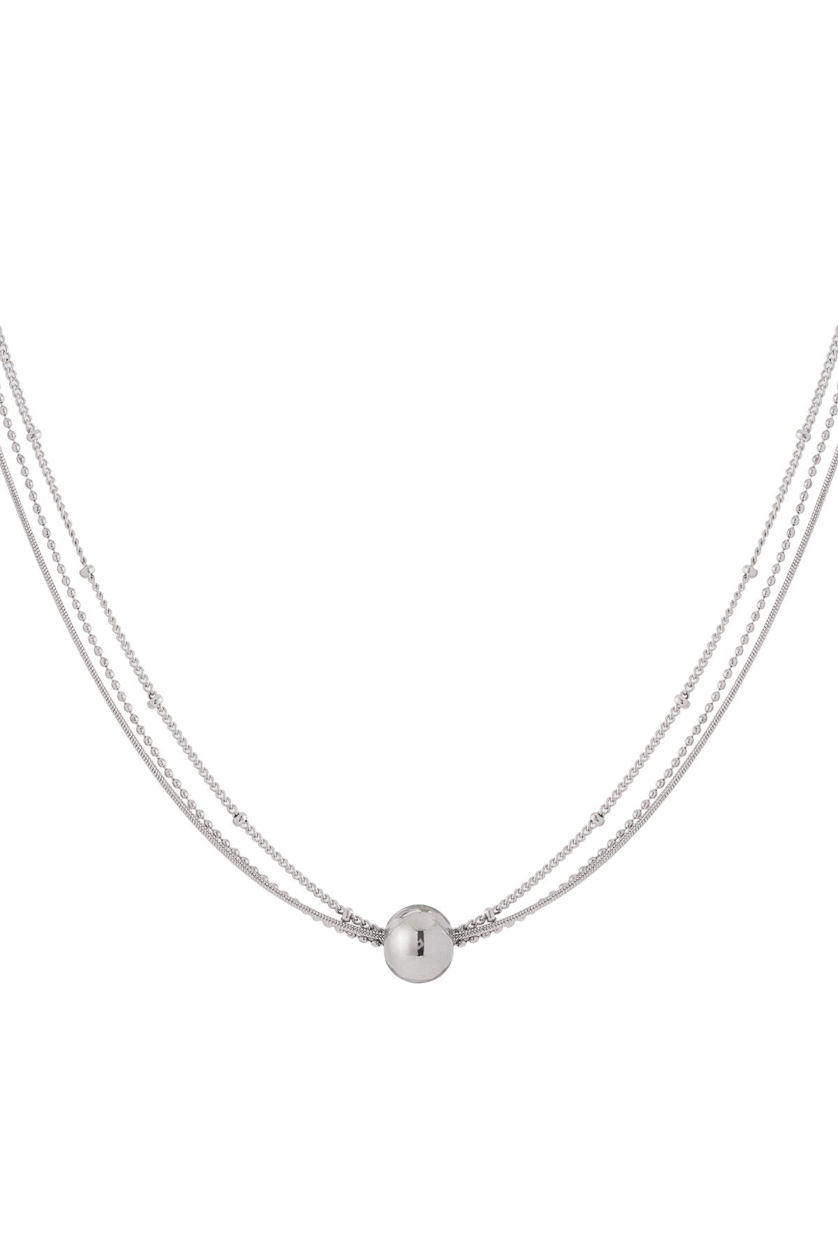 Elegant 14K Gold Plated Irregular Pendant Necklace