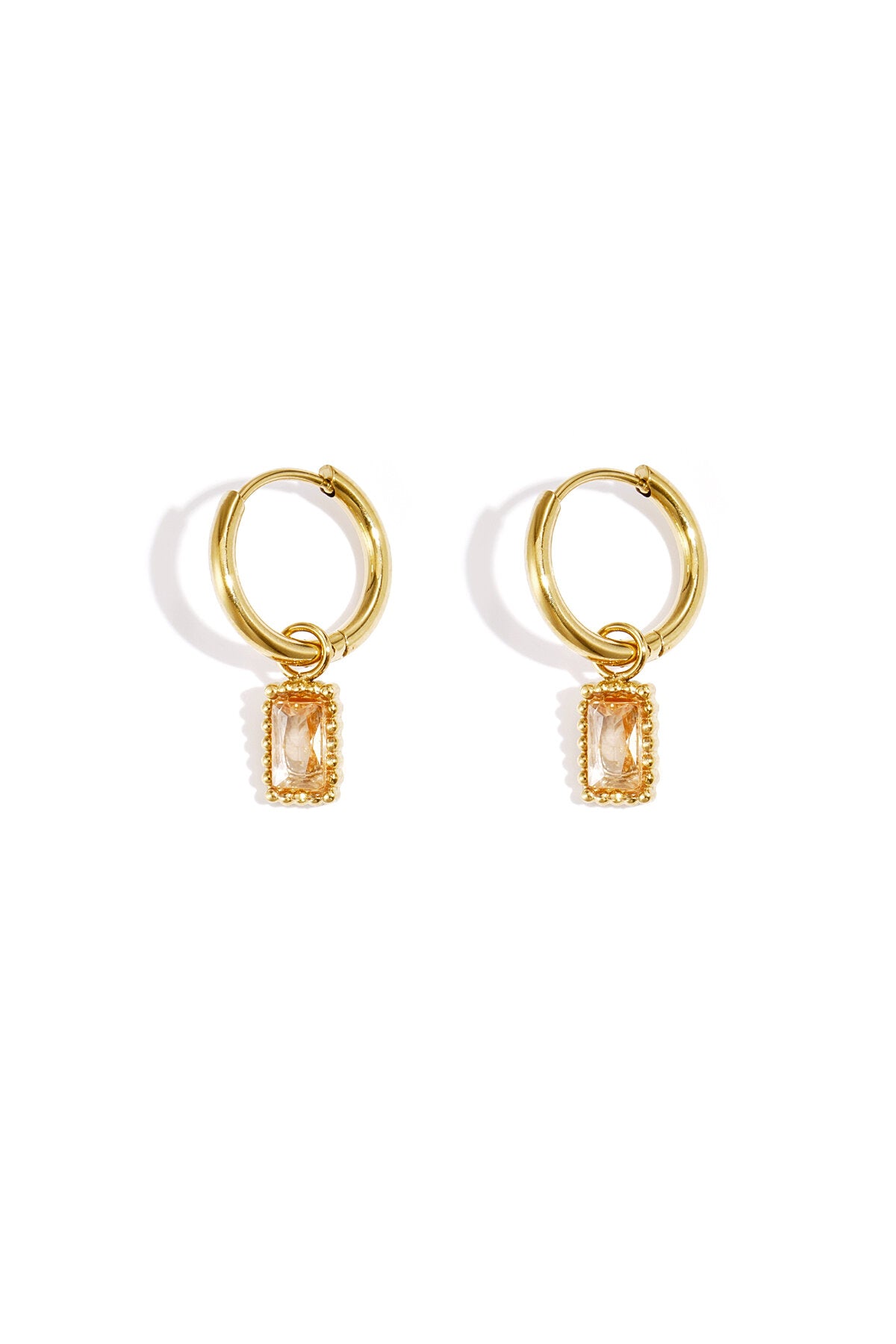 Stylish Pink & Green Drop Earrings for Spring