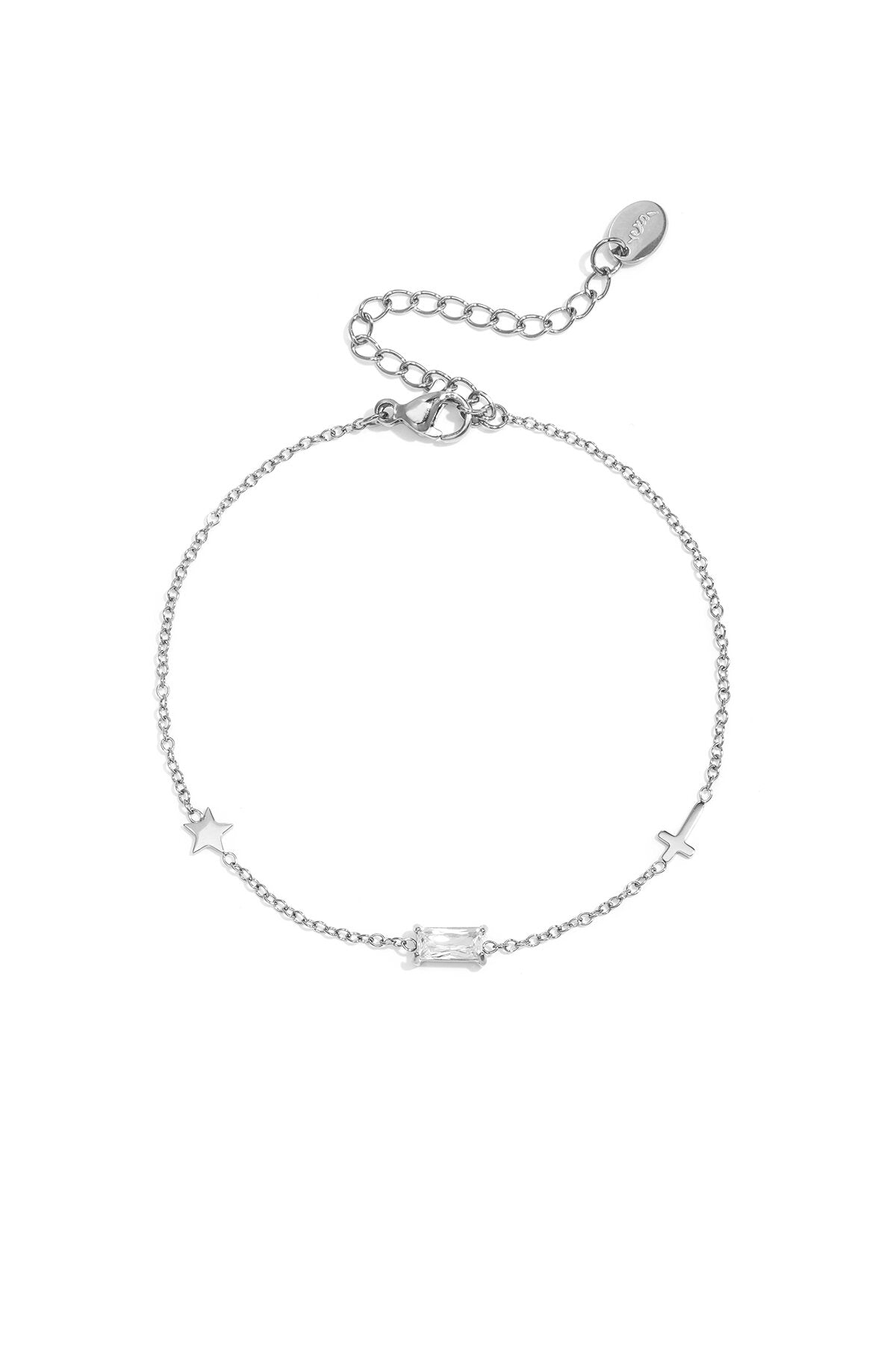 Elegant All-Fit Stainless Steel Charm Bracelets