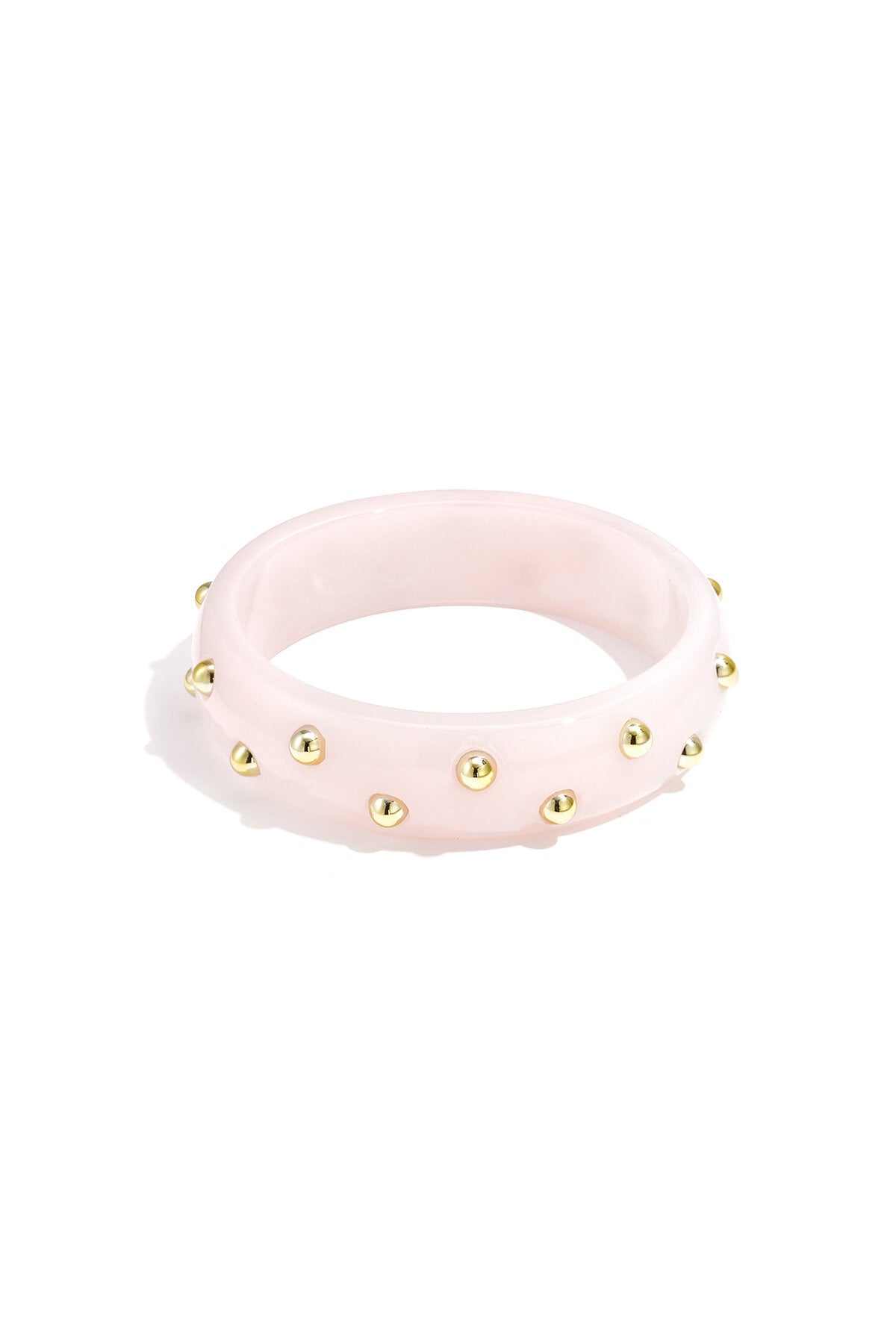 Chic Resin Bangle for Spring/Summer Elegance