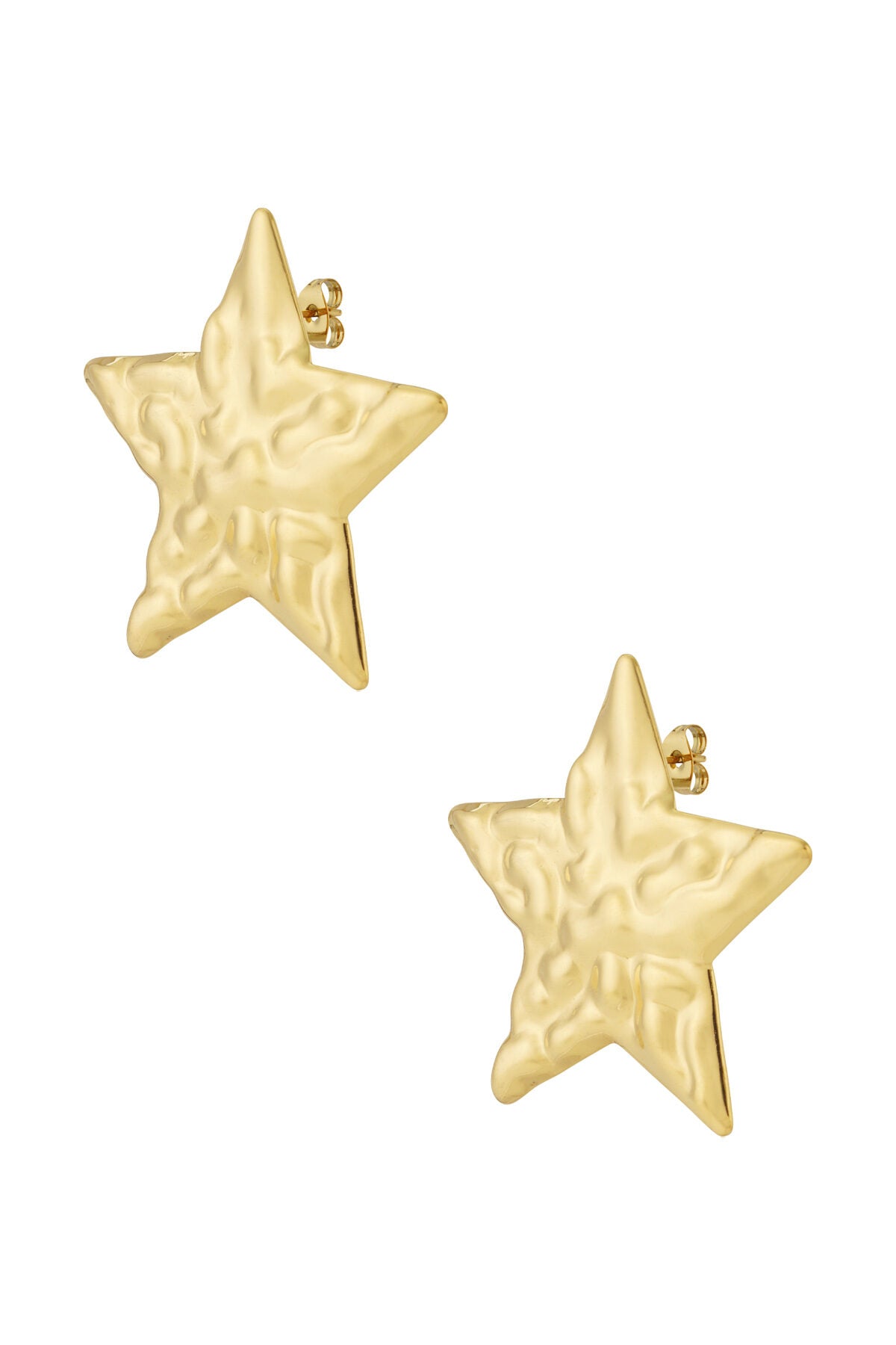 Stylish Star Stainless Steel Stud Earrings for Everyday Wear