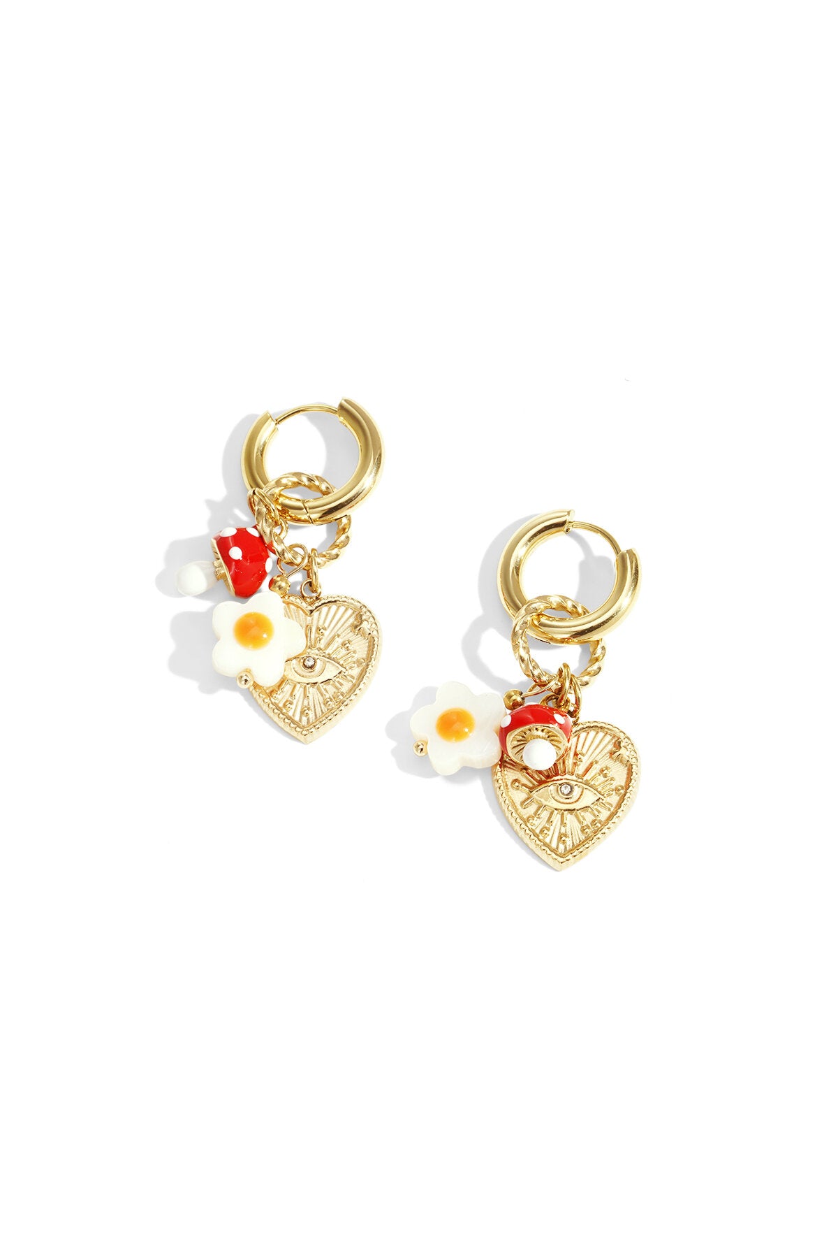 Elegant Gold Color Drop Earrings for Women