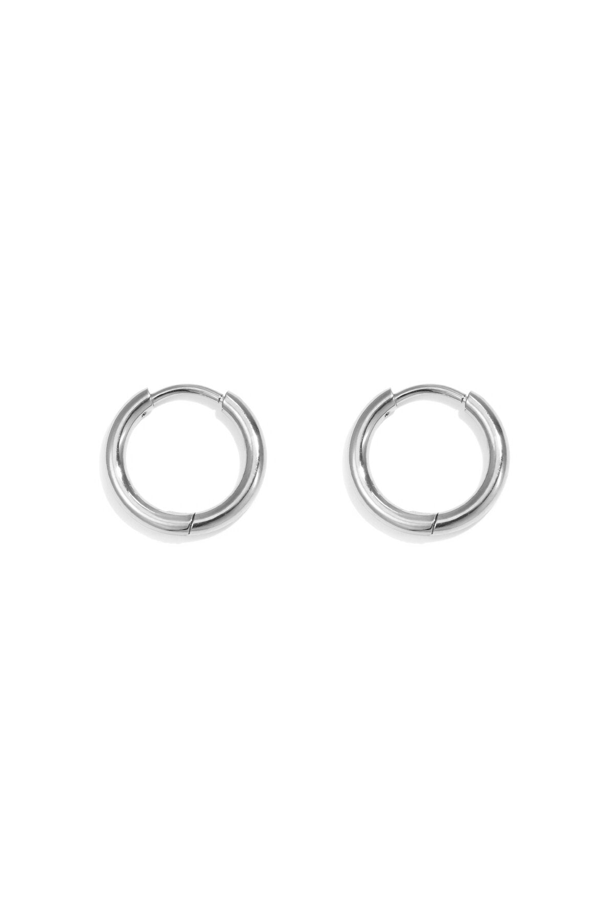 Stylish Stainless Steel Hoop Earrings for Everyday Wear