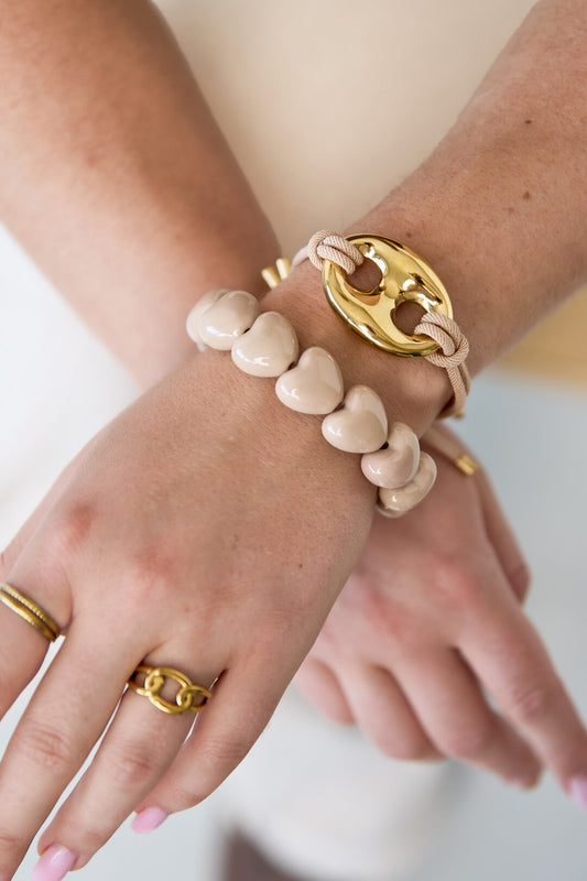 Chic Resin Beaded Bracelets for Spring/Summer