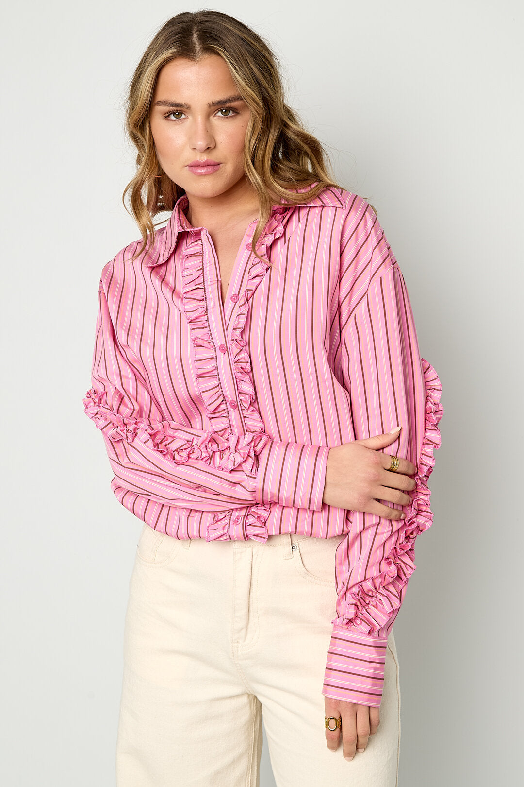 Gimme Cotton Striped Blouse for Spring/Summer