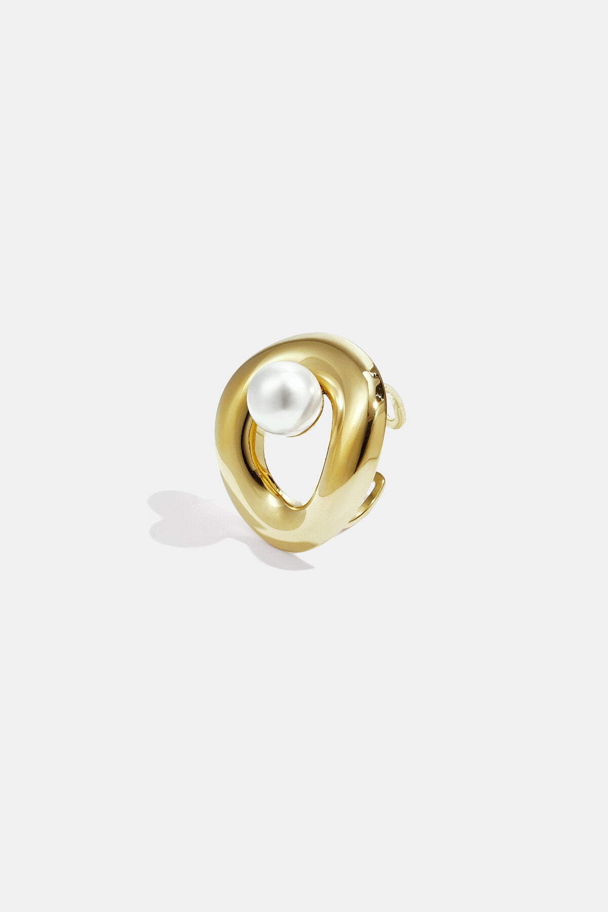 Elegant Adjustable Statement Ring in Silver & Gold