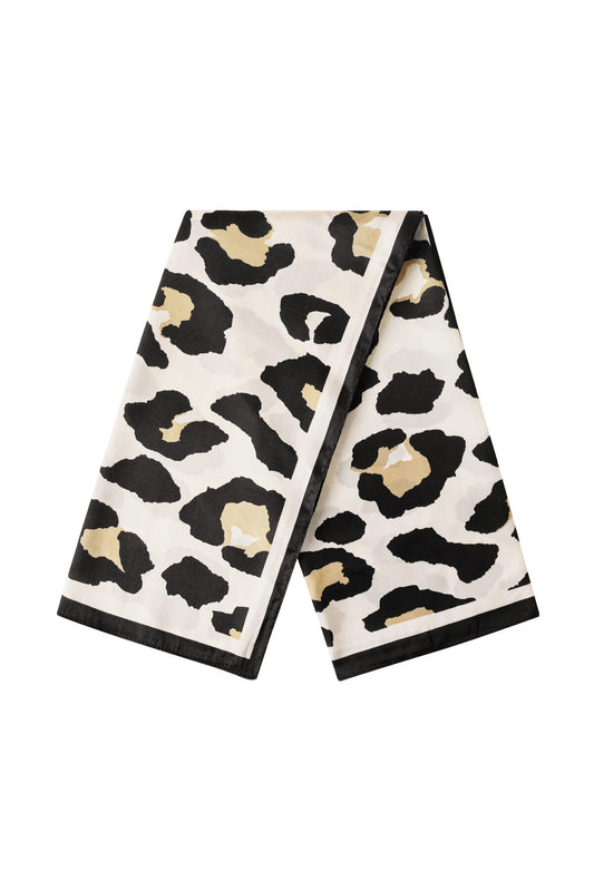 Elegant Leopard Print Summer Scarf for Women