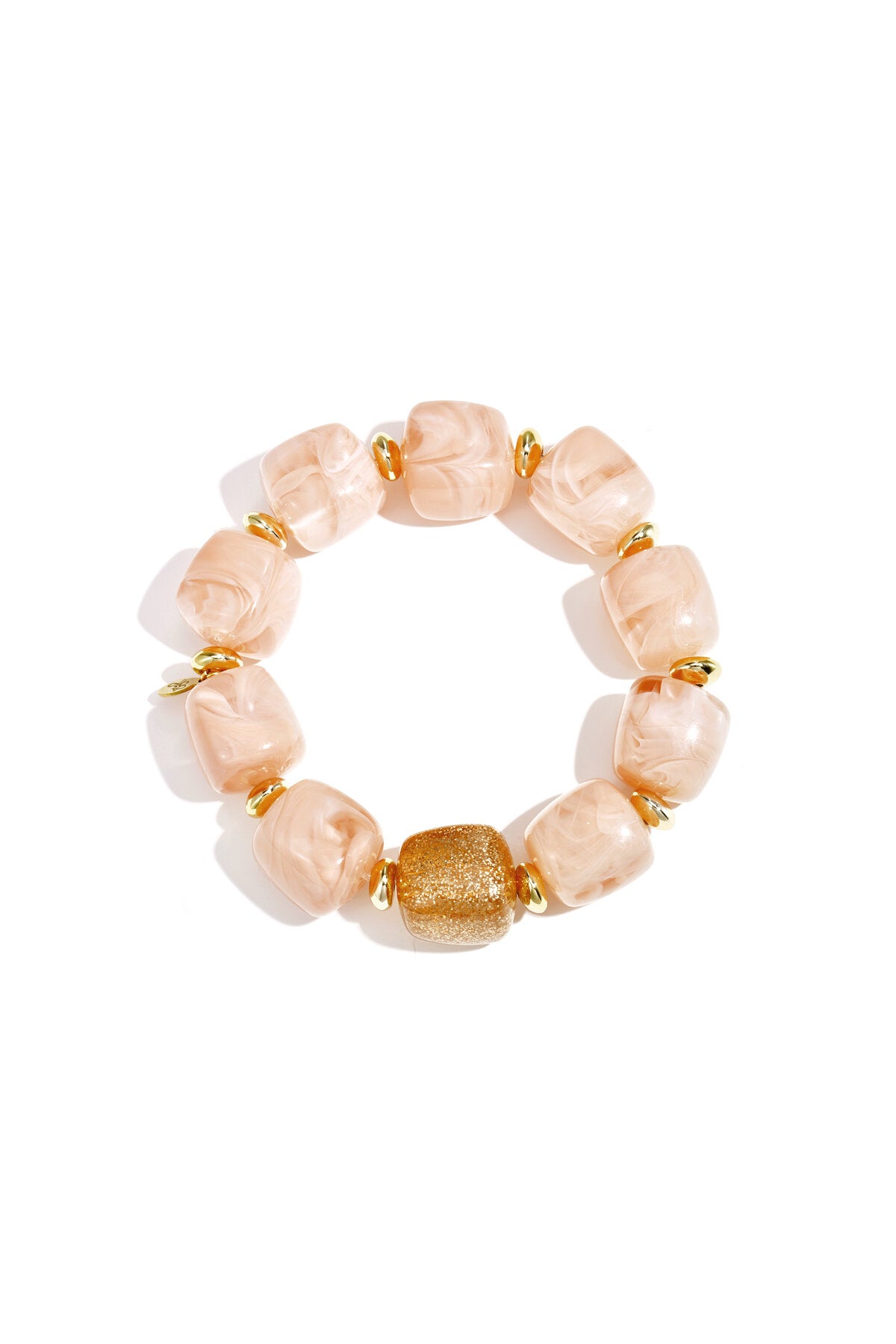 Charming Acrylic Beaded Bracelet for Spring/Summer