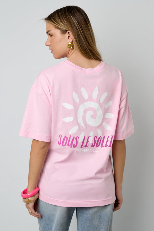 Comfortable All-Fit Cotton T-Shirts in Pink & Baby Blue