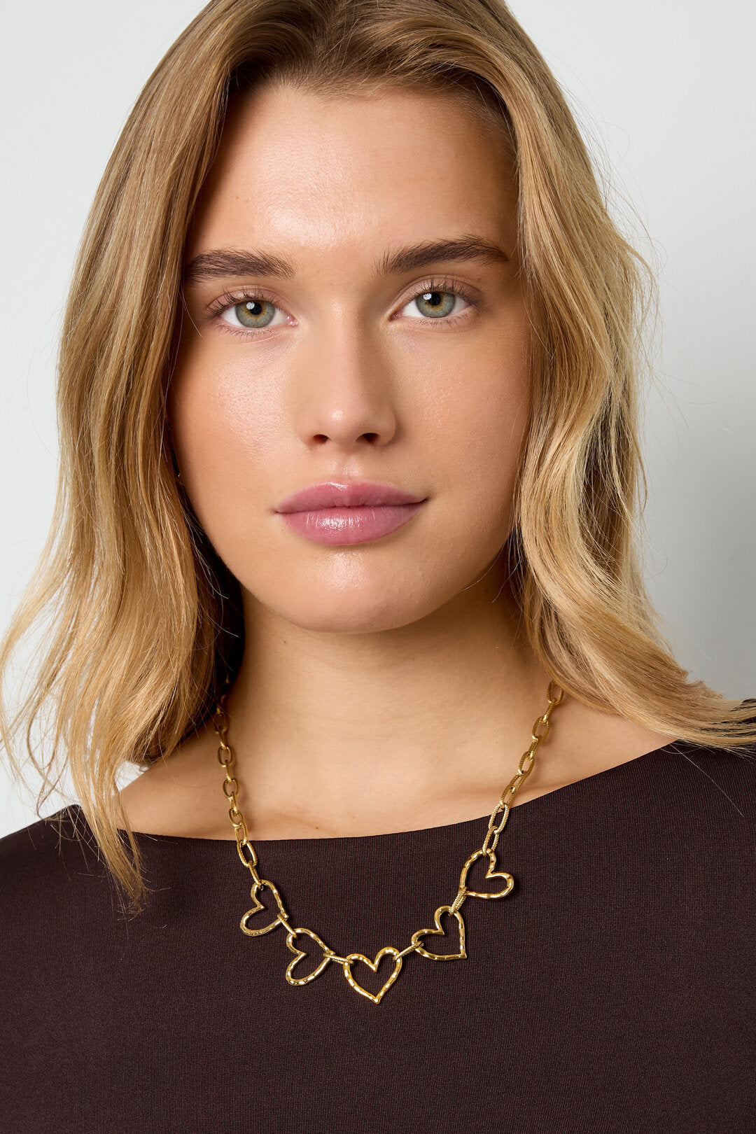 Elegant Heart Chain Necklace for Daily Wear