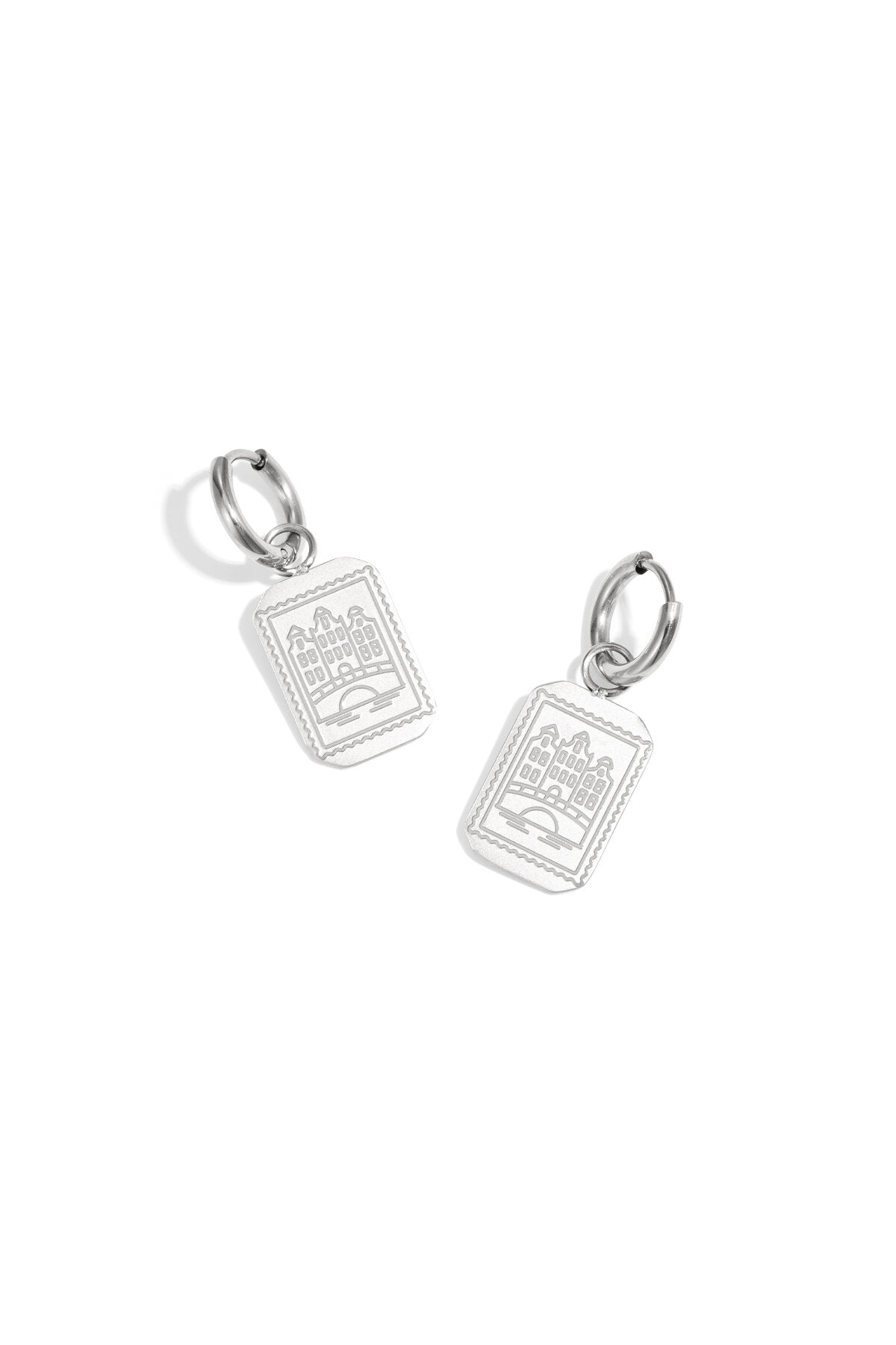 Stylish Rectangle Drop Earrings for Everyday Wear