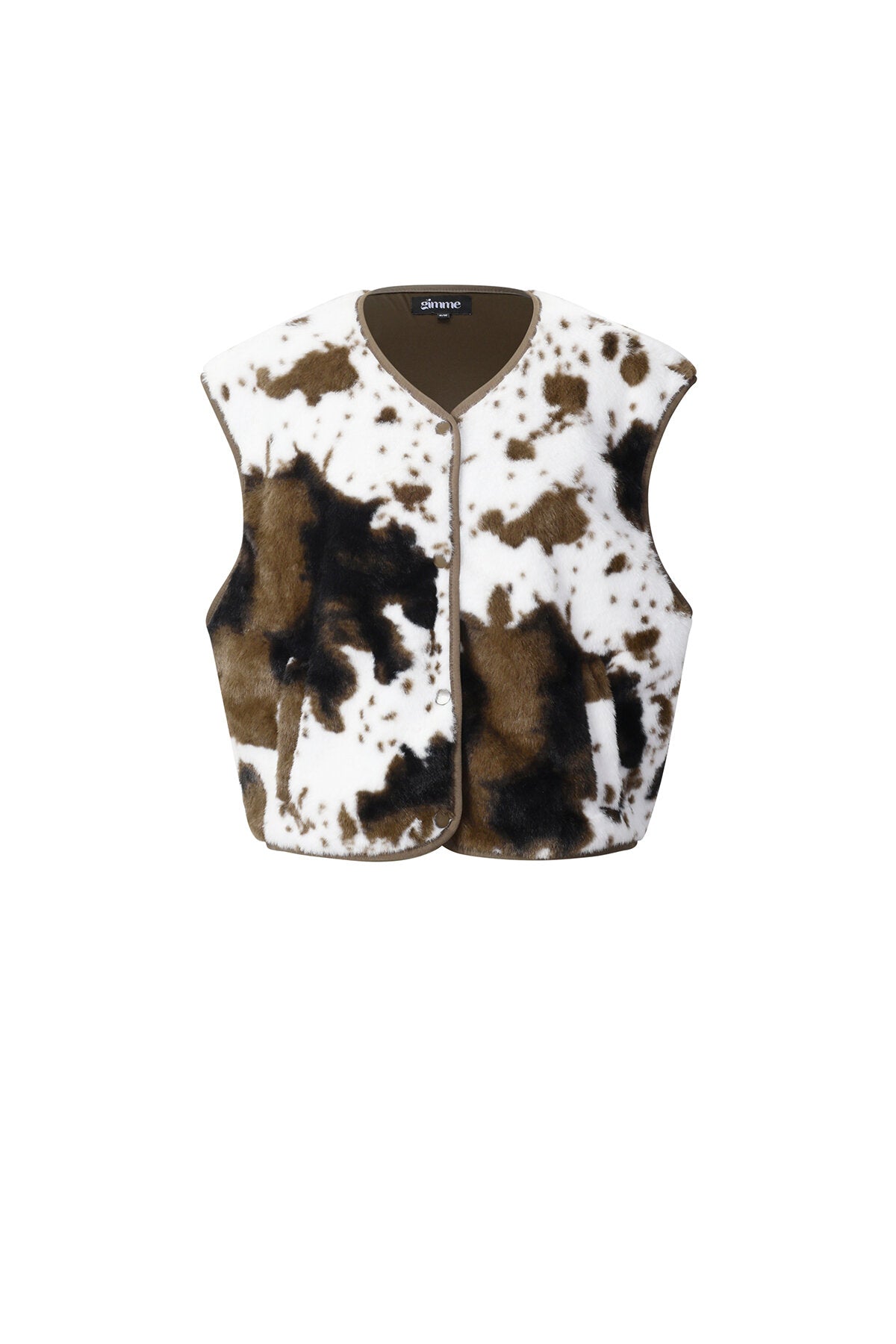 Gimme Women's Woven Casual Vest for Fall/Winter