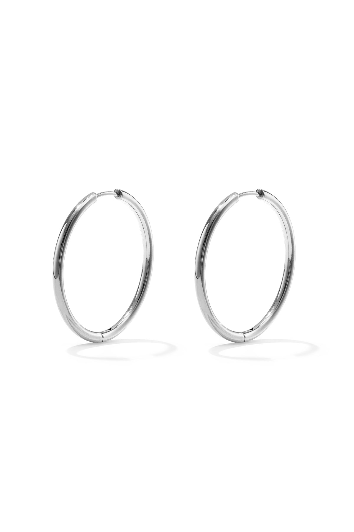 RVS oorbellen hoops klein Goud kleur Stainless Steel