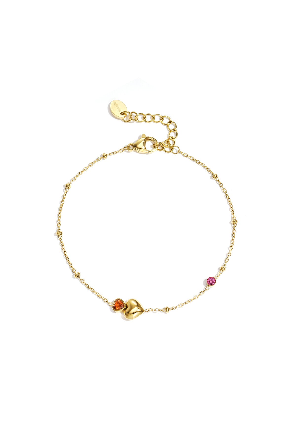 Elegant Heart Charm Bracelet for Women