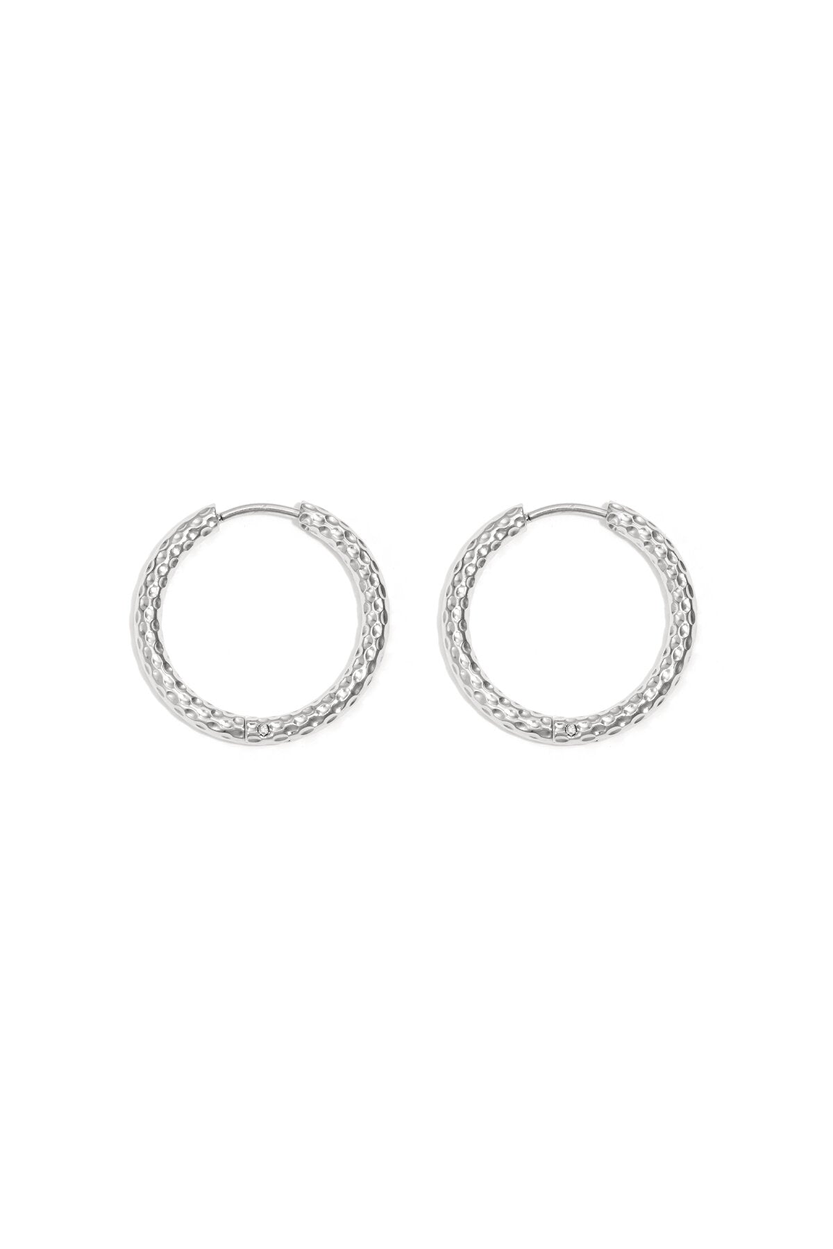 Stylish Stainless Steel Hoop Earrings for Everyday Wear