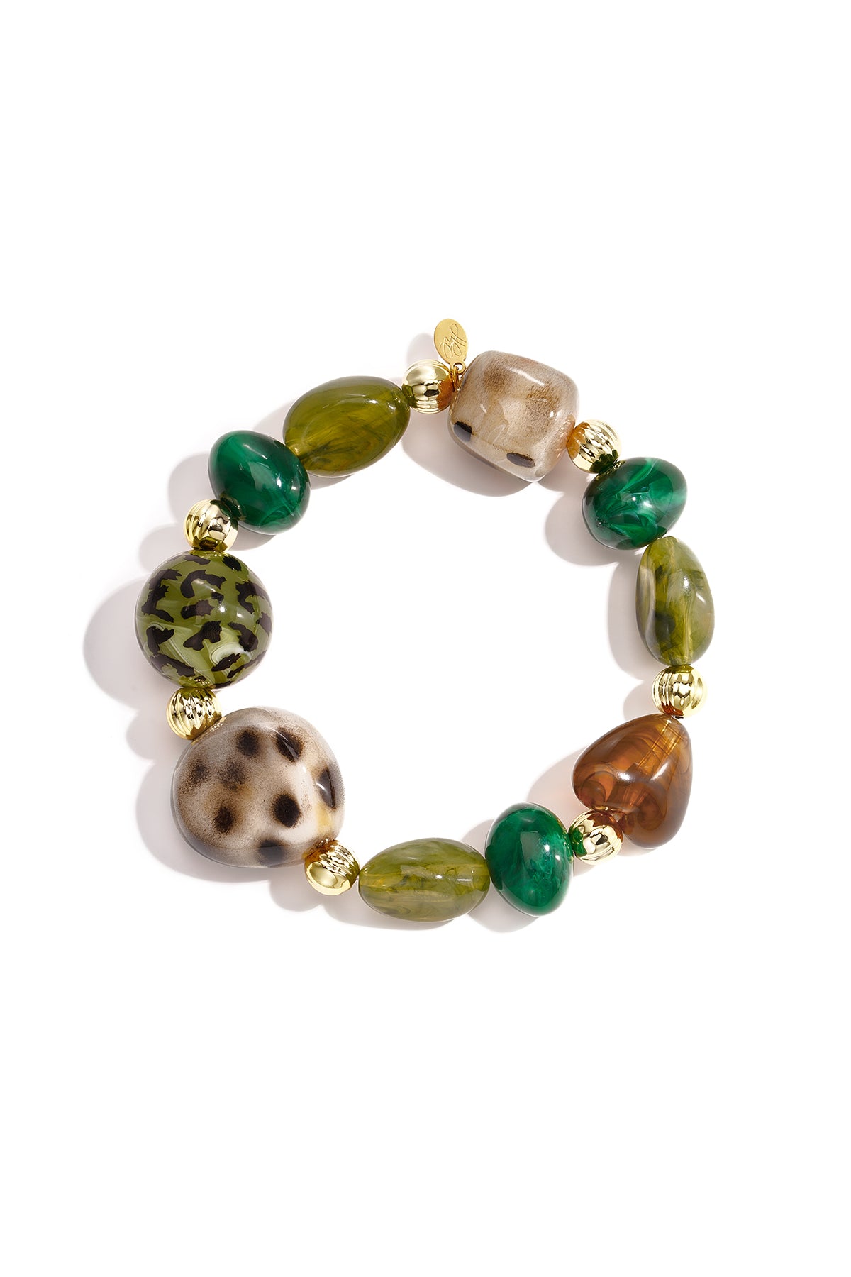 Acryl kralenarmbanden met onregelmatige vorm, eenvoudige, alledaagse serie, damessieraden