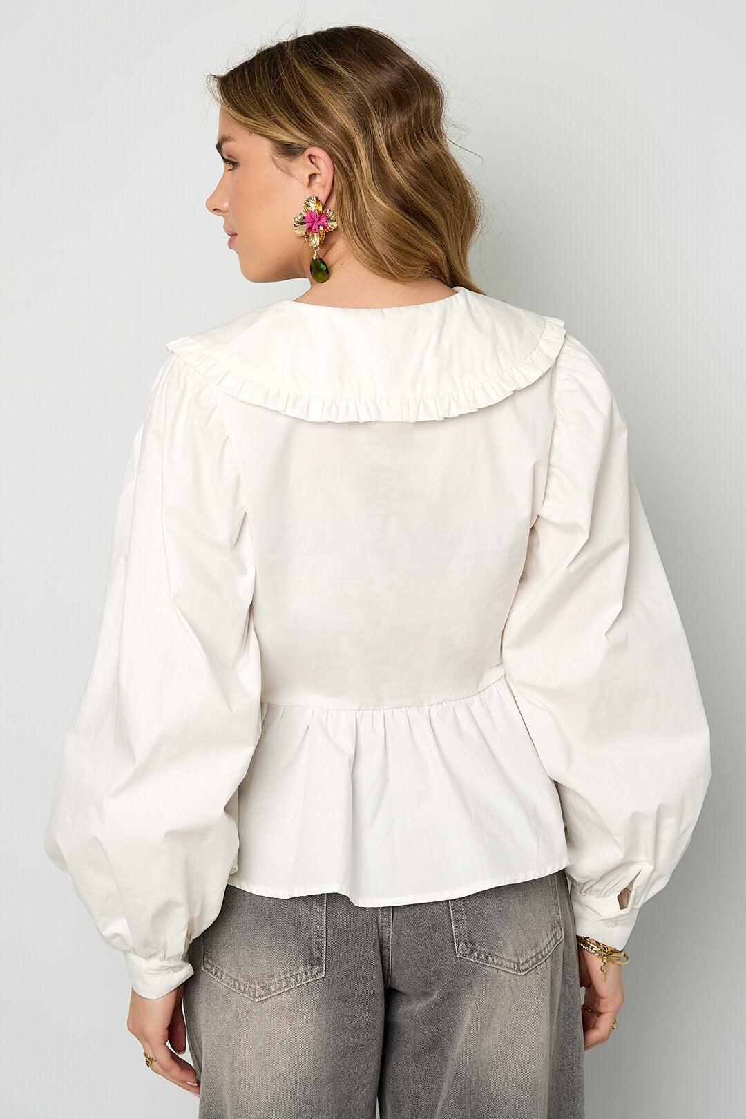 Gimme Cotton Woven Casual Blouse for Spring/Summer