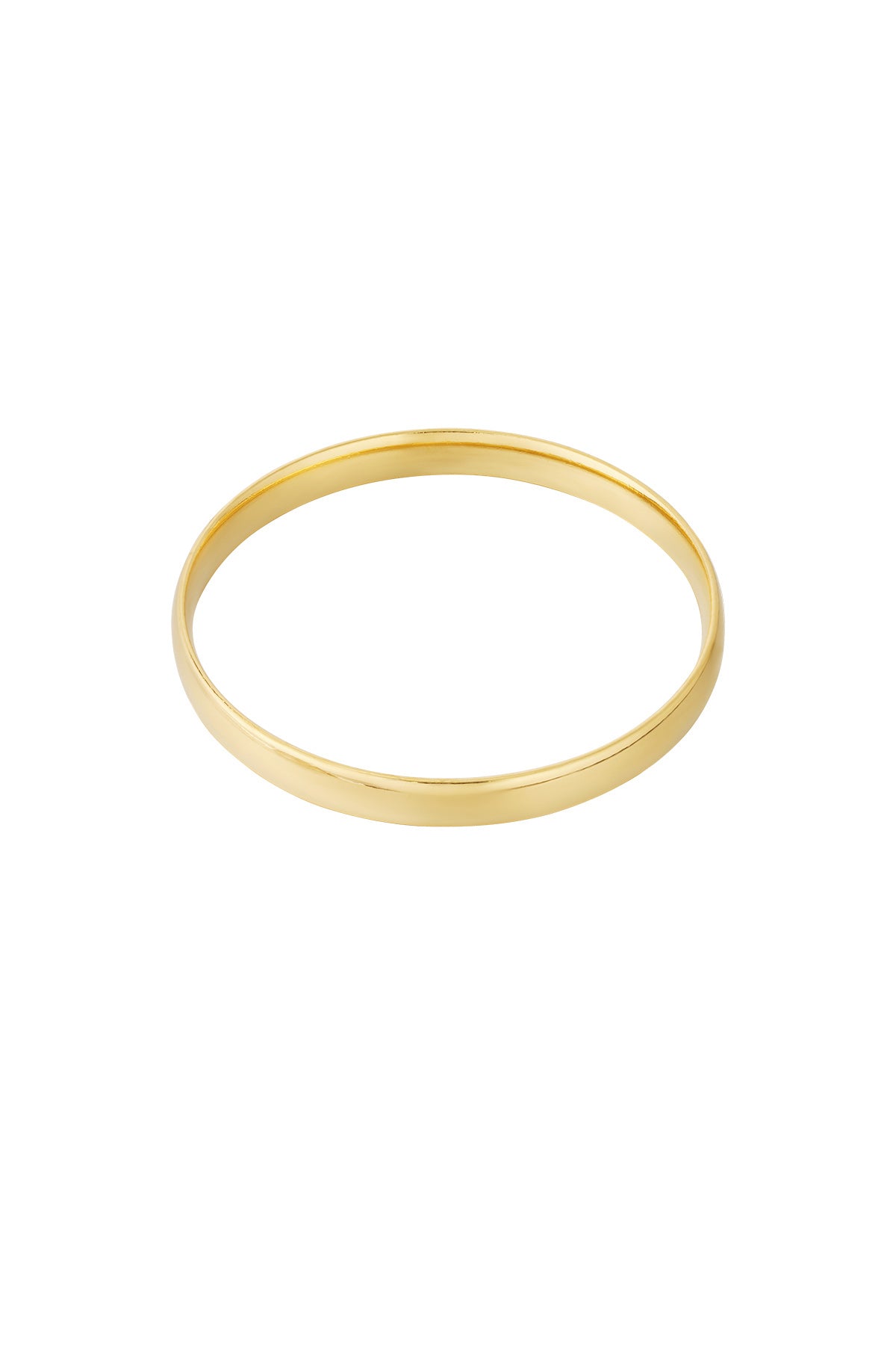 Stylish Gold Colored Irregular Bangle for Everyday Wear