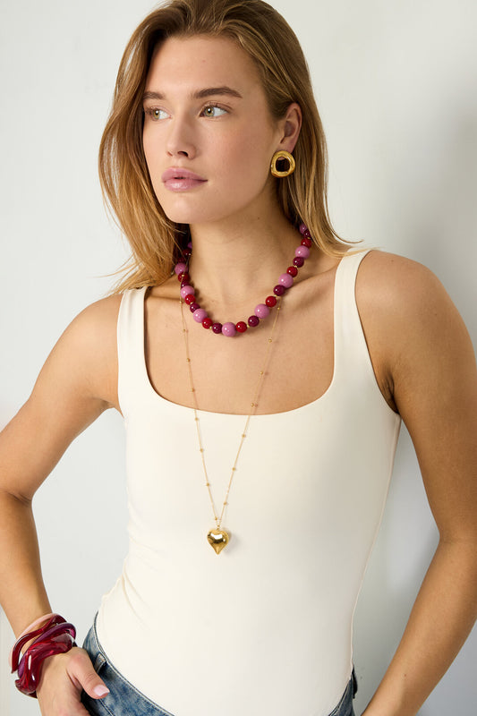 Elegant Acrylic Beaded Necklaces for Women