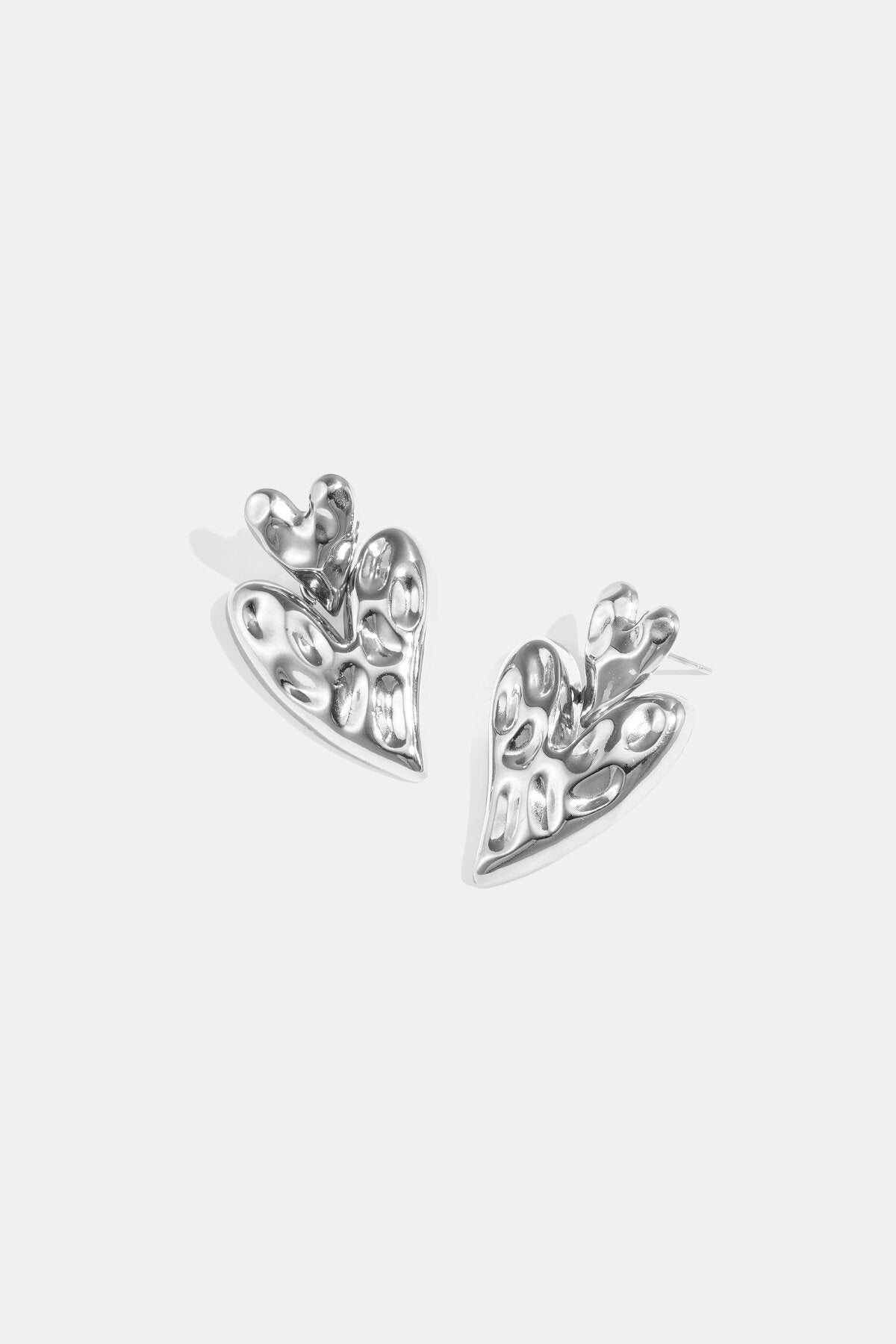 Elegant Heart Drop Earrings for Everyday Glamour