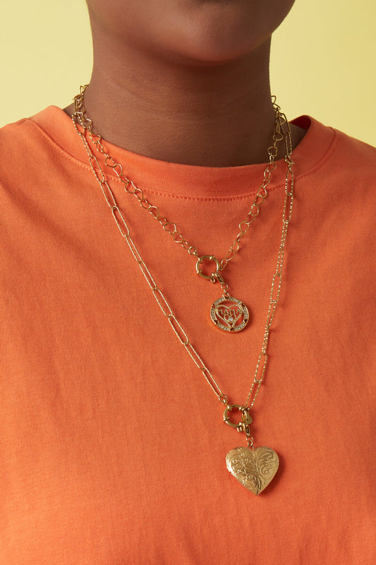 Elegant Gold Stainless Steel Chain Necklace for Everyday Wear