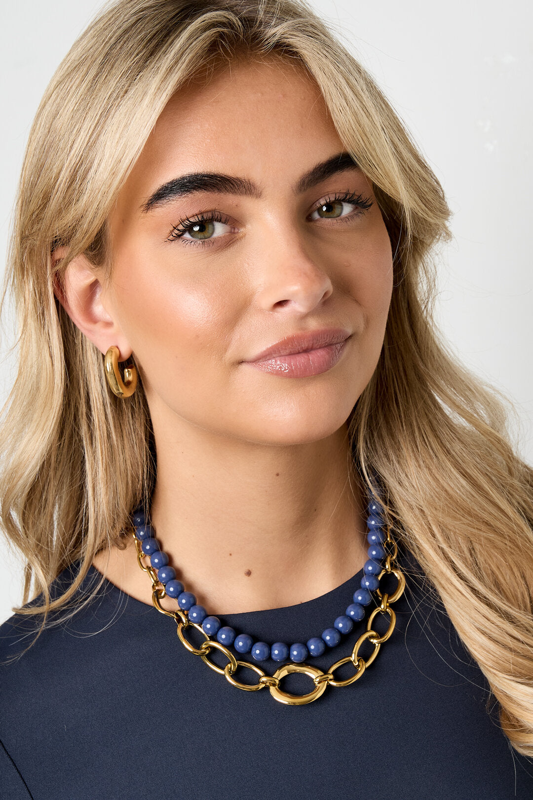 Elegant Gold & Silver Chain Necklace for Everyday Wear