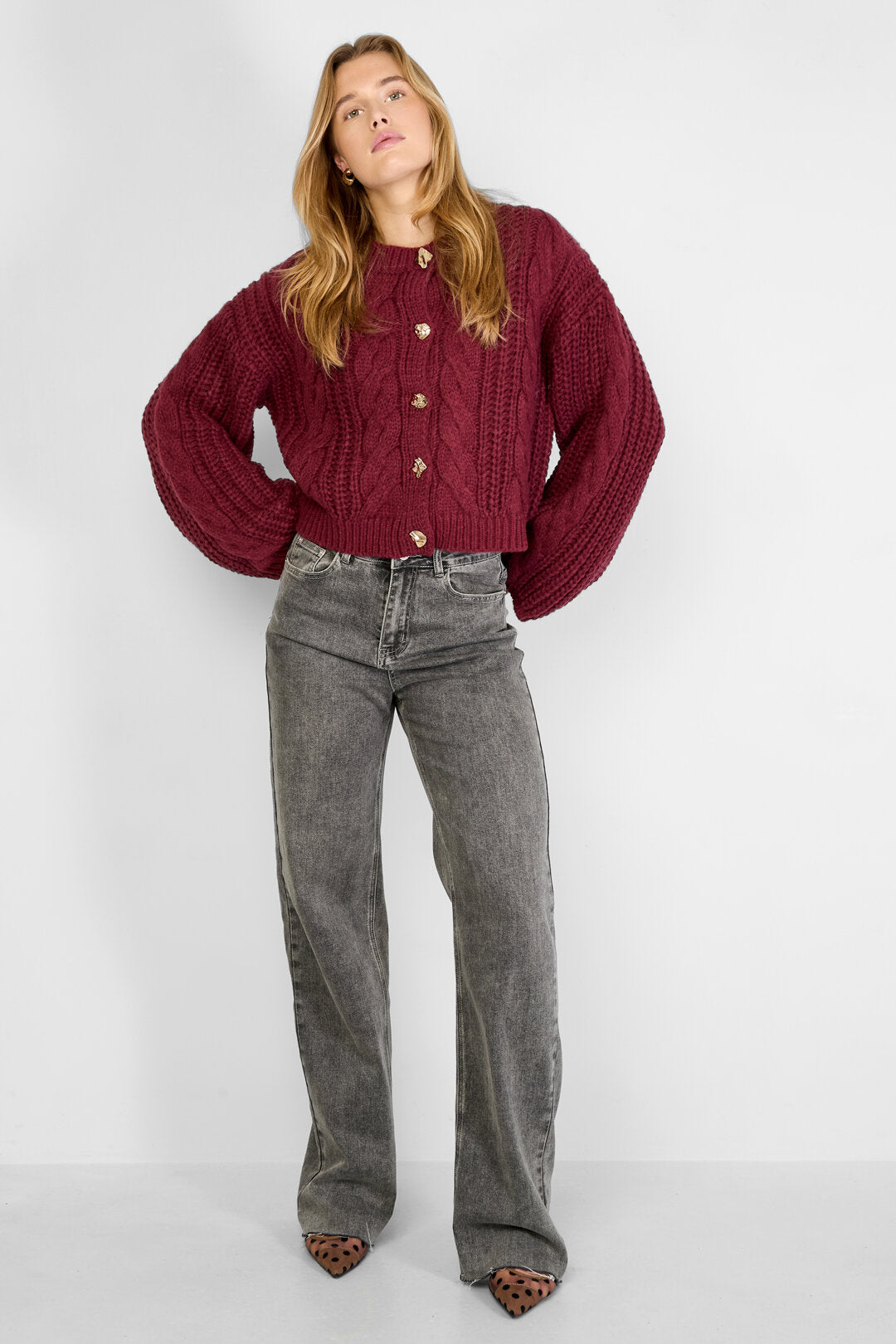 Elegant All-Season Knit Cardigan for Women