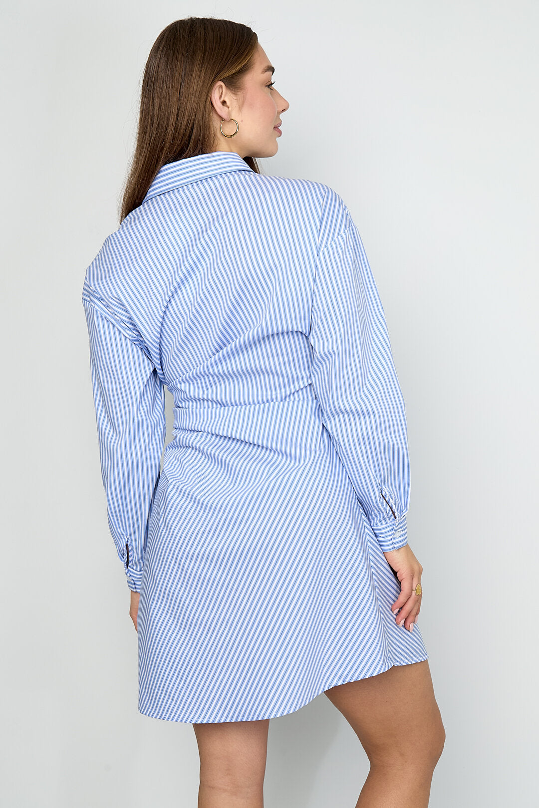 Gimme Striped Long-Sleeve Dress for Spring/Summer