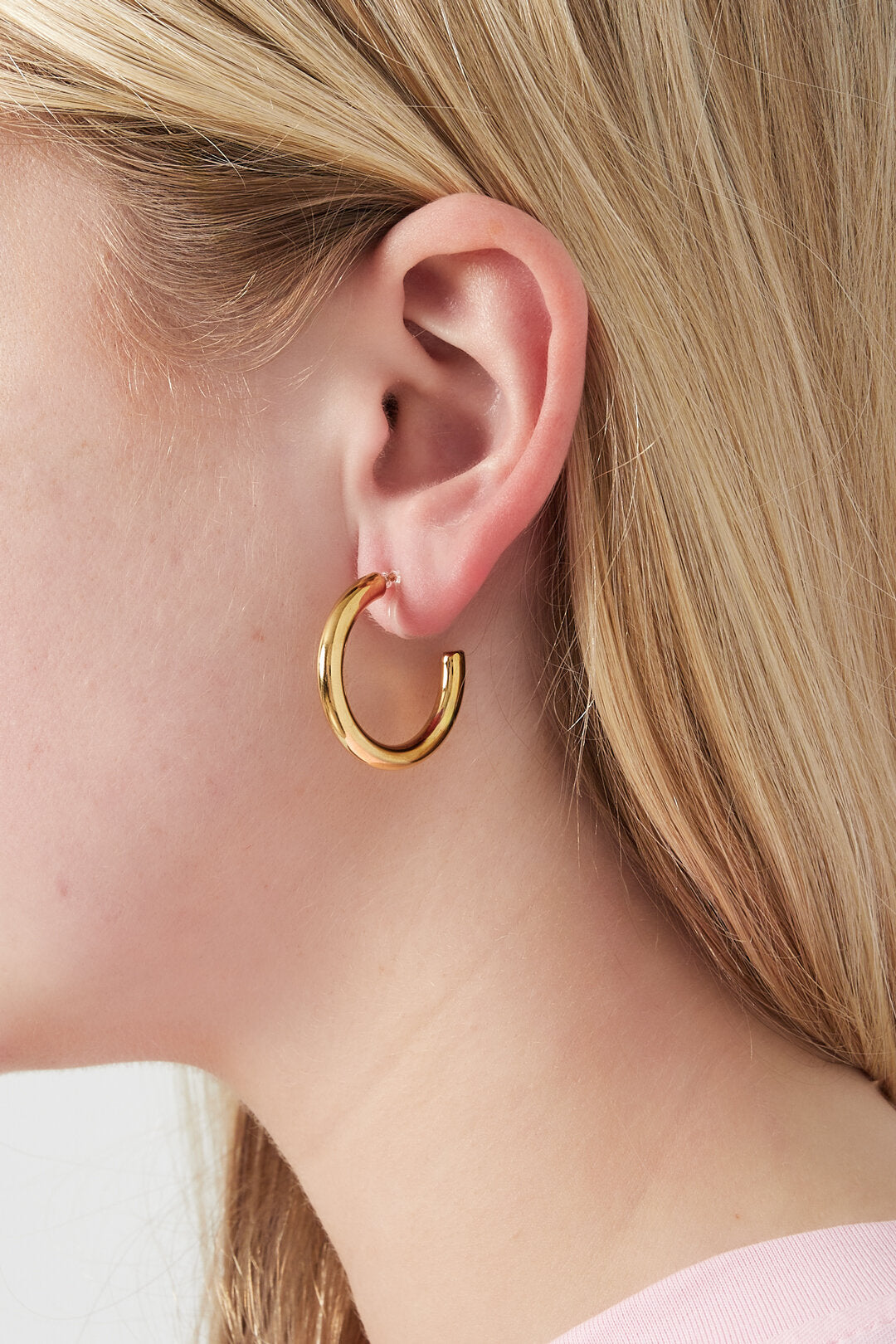 Elegant 14K Gold Plated Clip-On Earrings for Everyday Wear