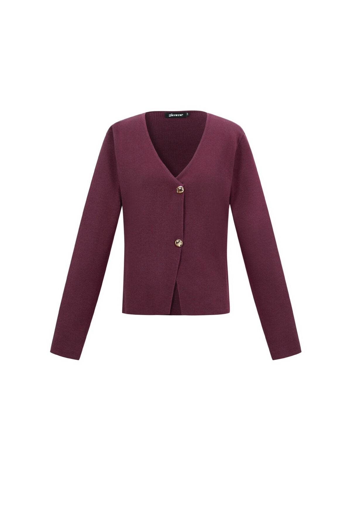 Elegant Viscose Knit Cardigan for Fall/Winter