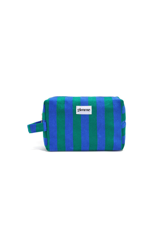 Chic Stripe Makeup Bag for Spring/Summer