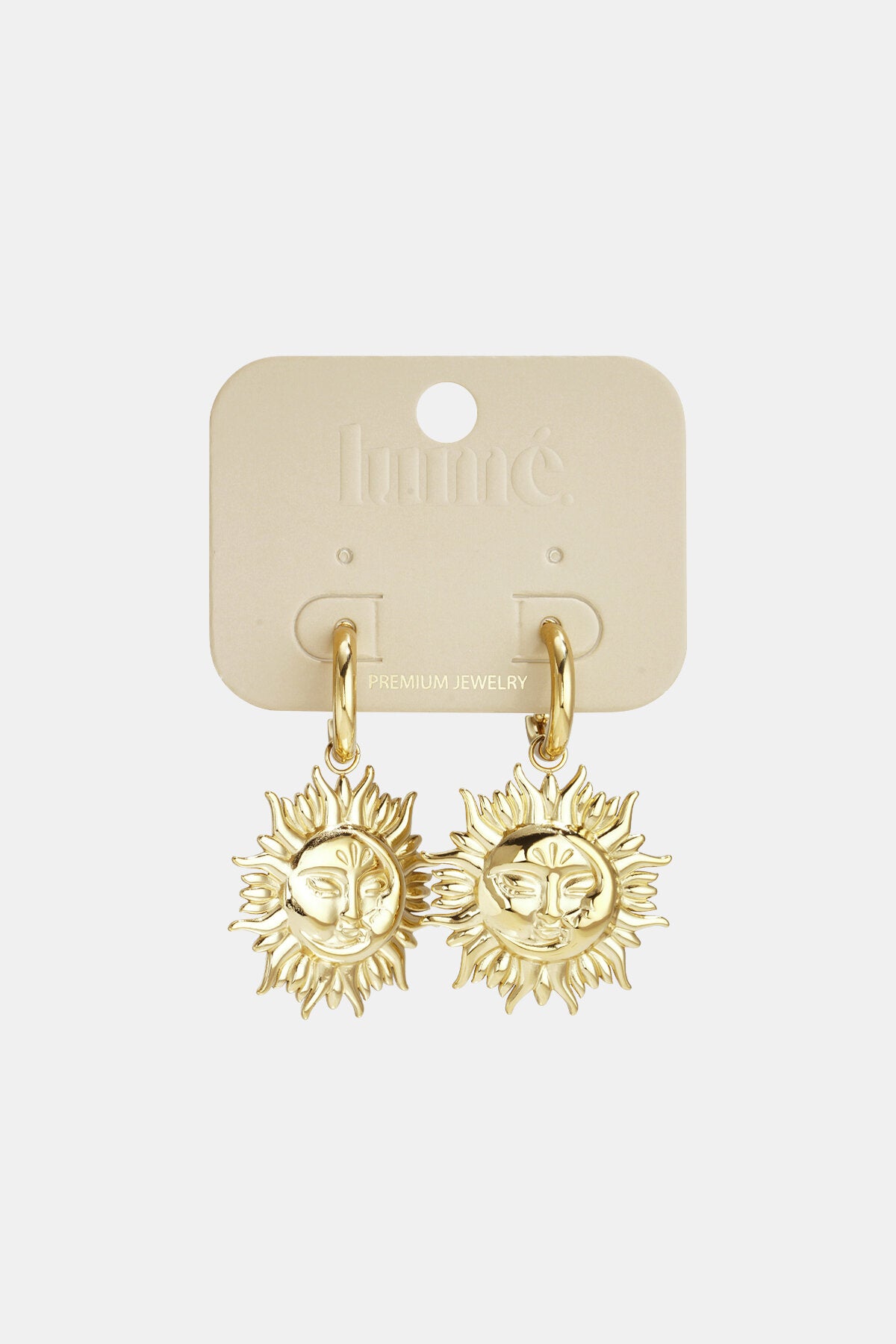 Elegant Sun-Themed Drop Earrings for Everyday Wear