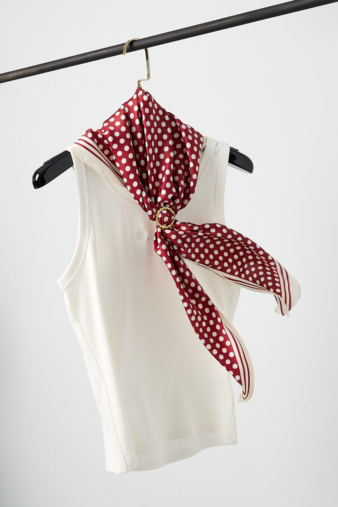 Chic Polka Dot Summer Scarf for Women