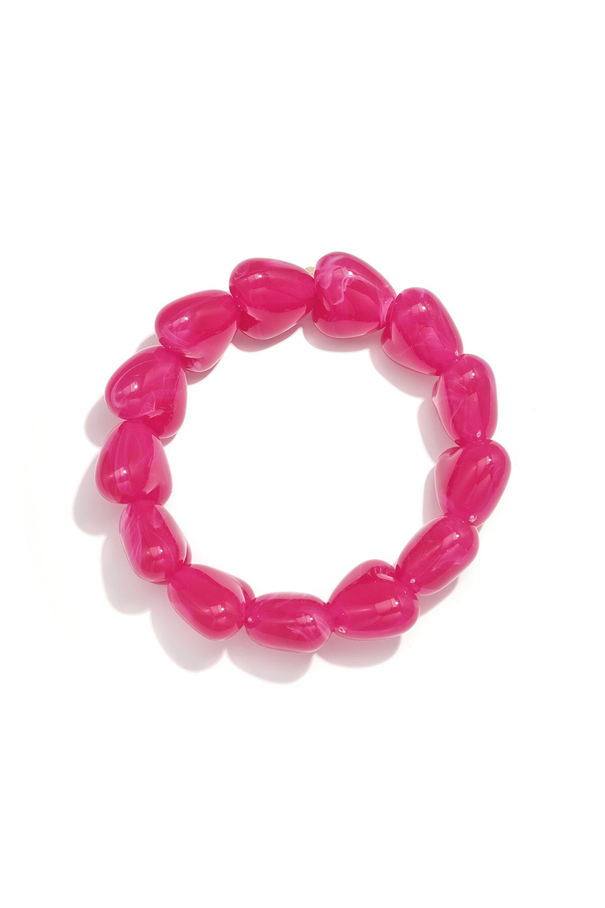 Charming Heart Bead Bracelets for Women
